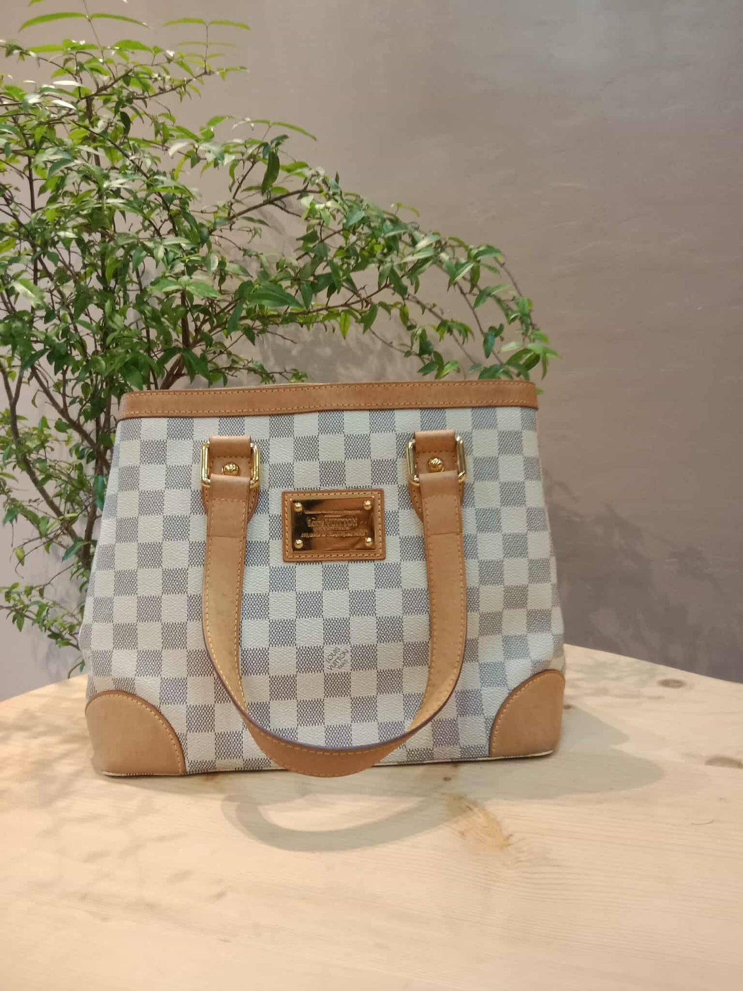 Louis Vuitton Hampstead Damier Azur PM
