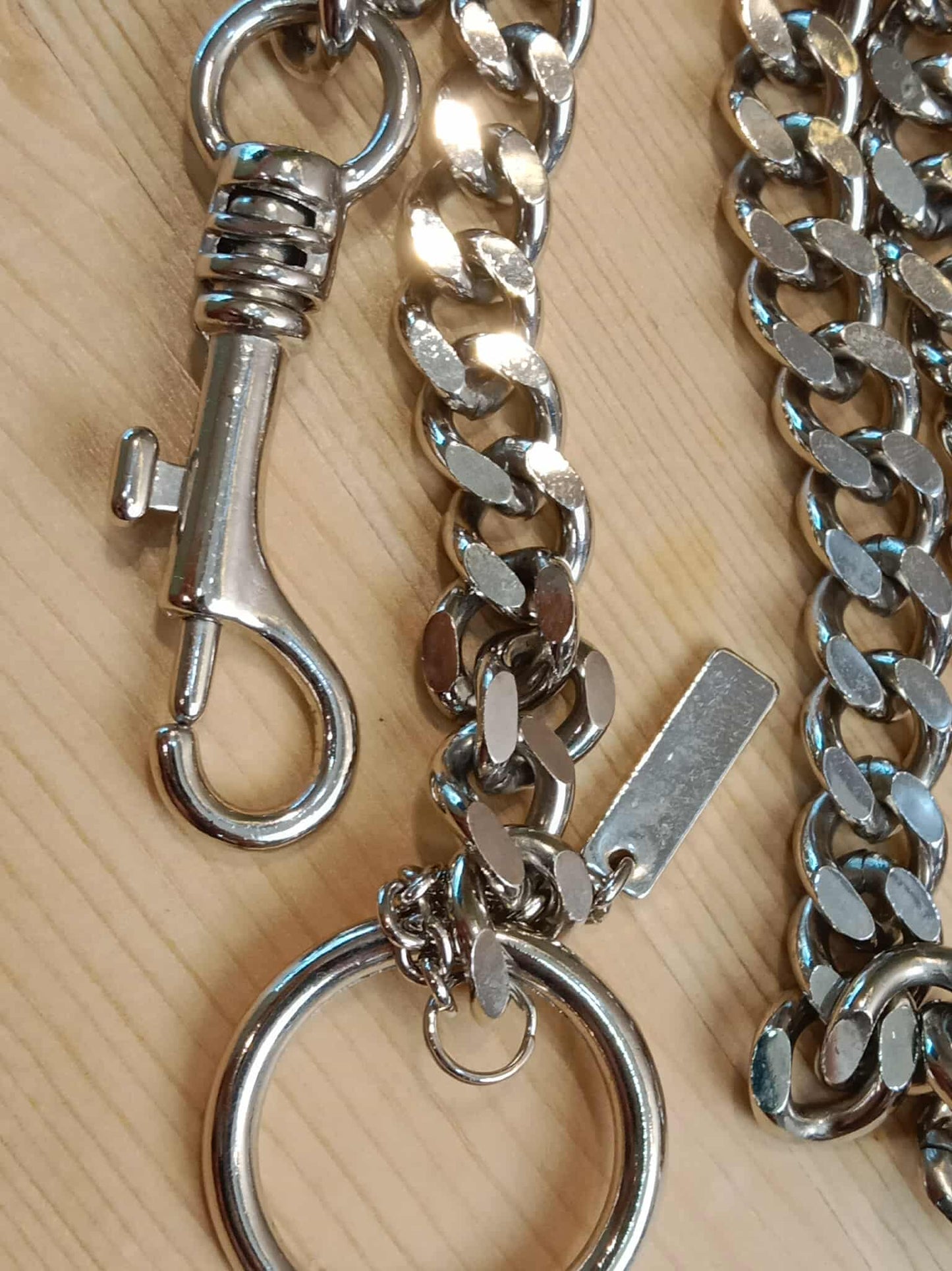 Dolce & Gabbana Silver Chain Belt