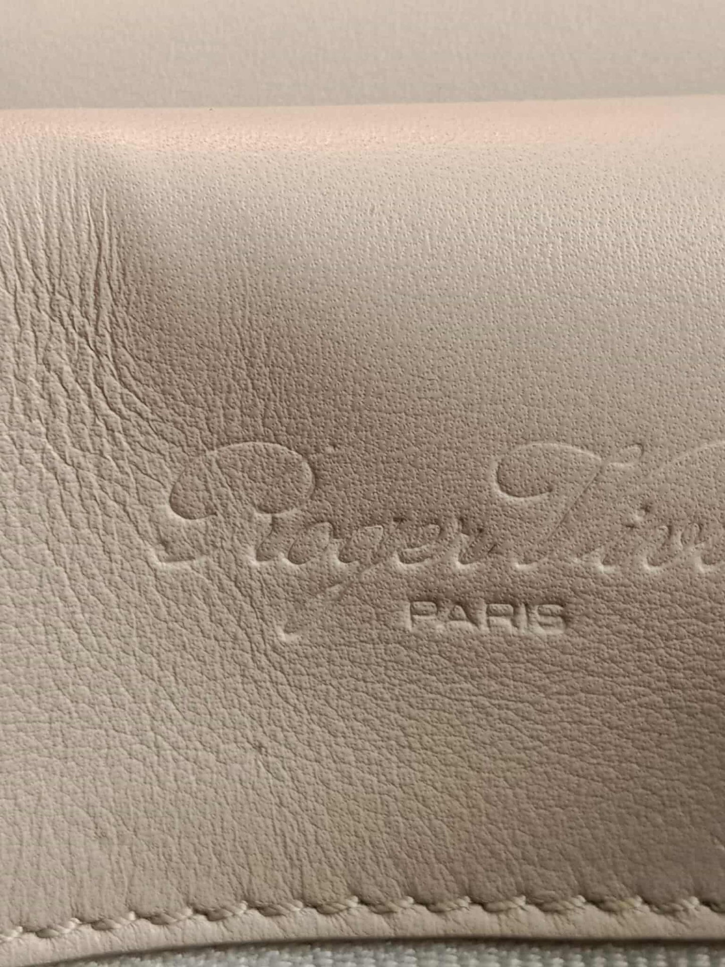 Roger Vivier Gray Frill Bag