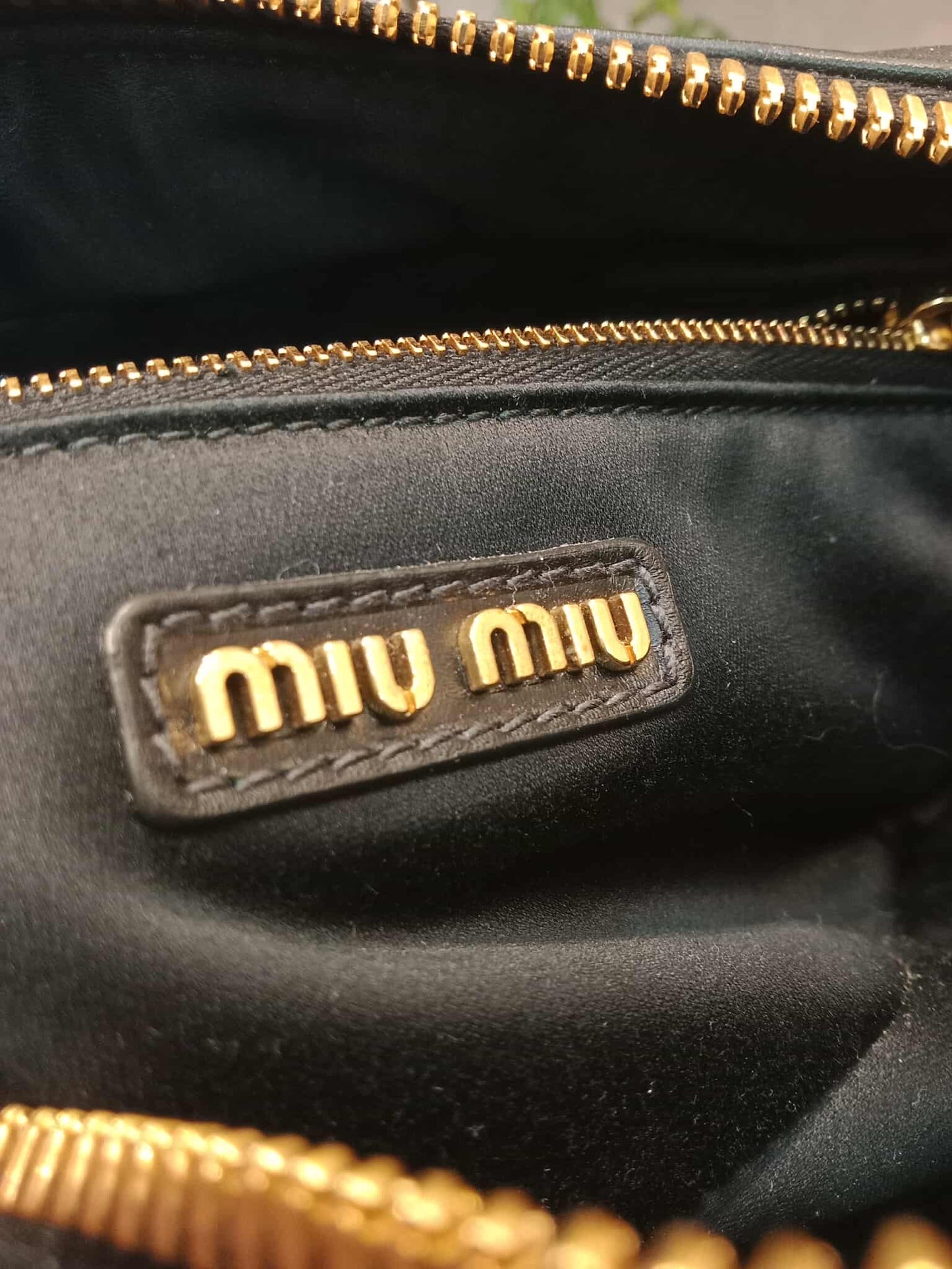 Miu Miu Arcadie Regular Black Bag