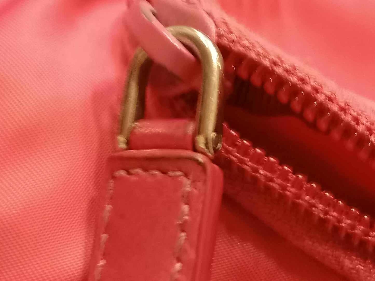 Prada Pink Tessuto Nylon/Leather Messenger Bag