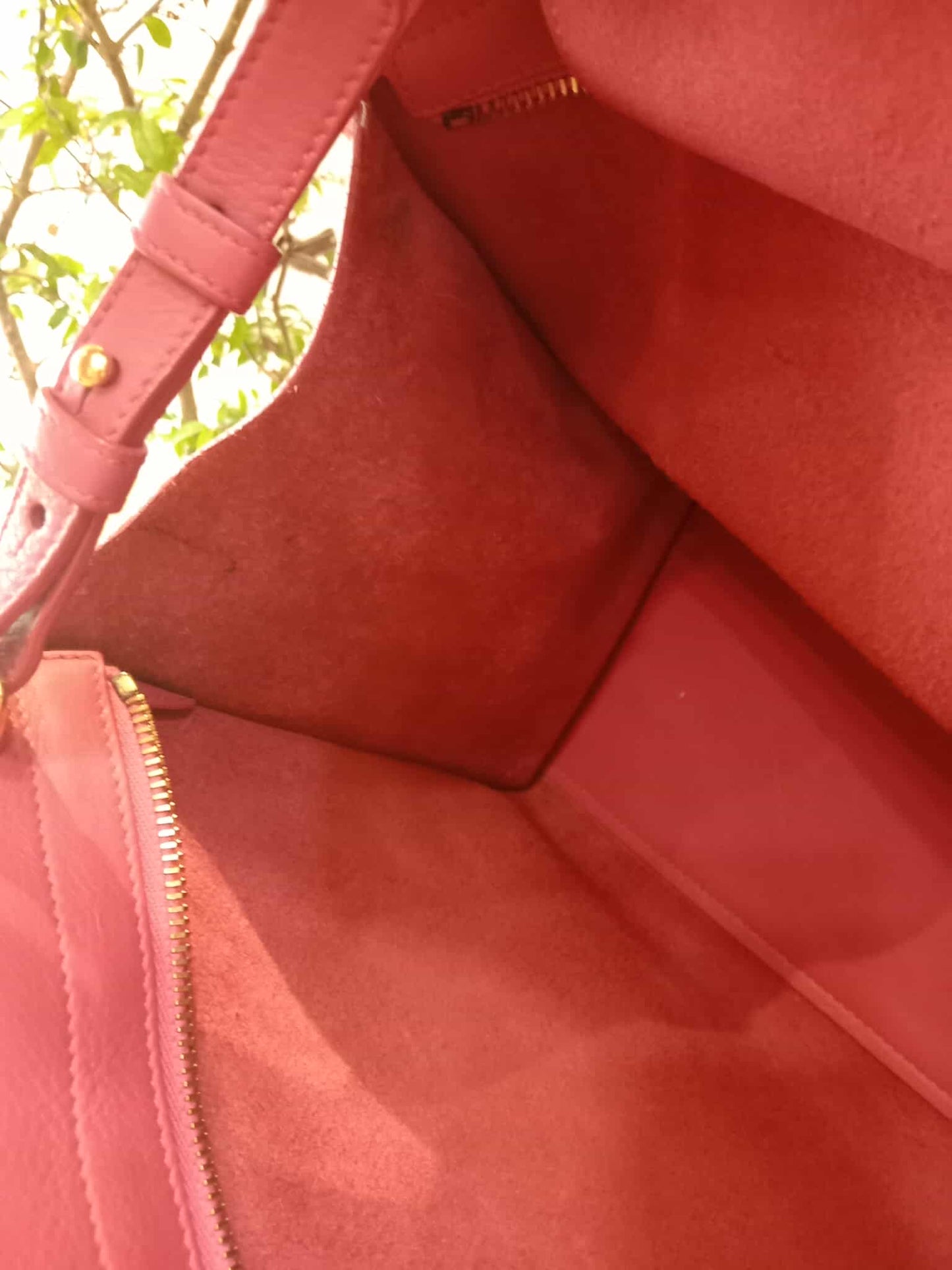 YSL Smooth Calfsin Cabas Bag Small Pink