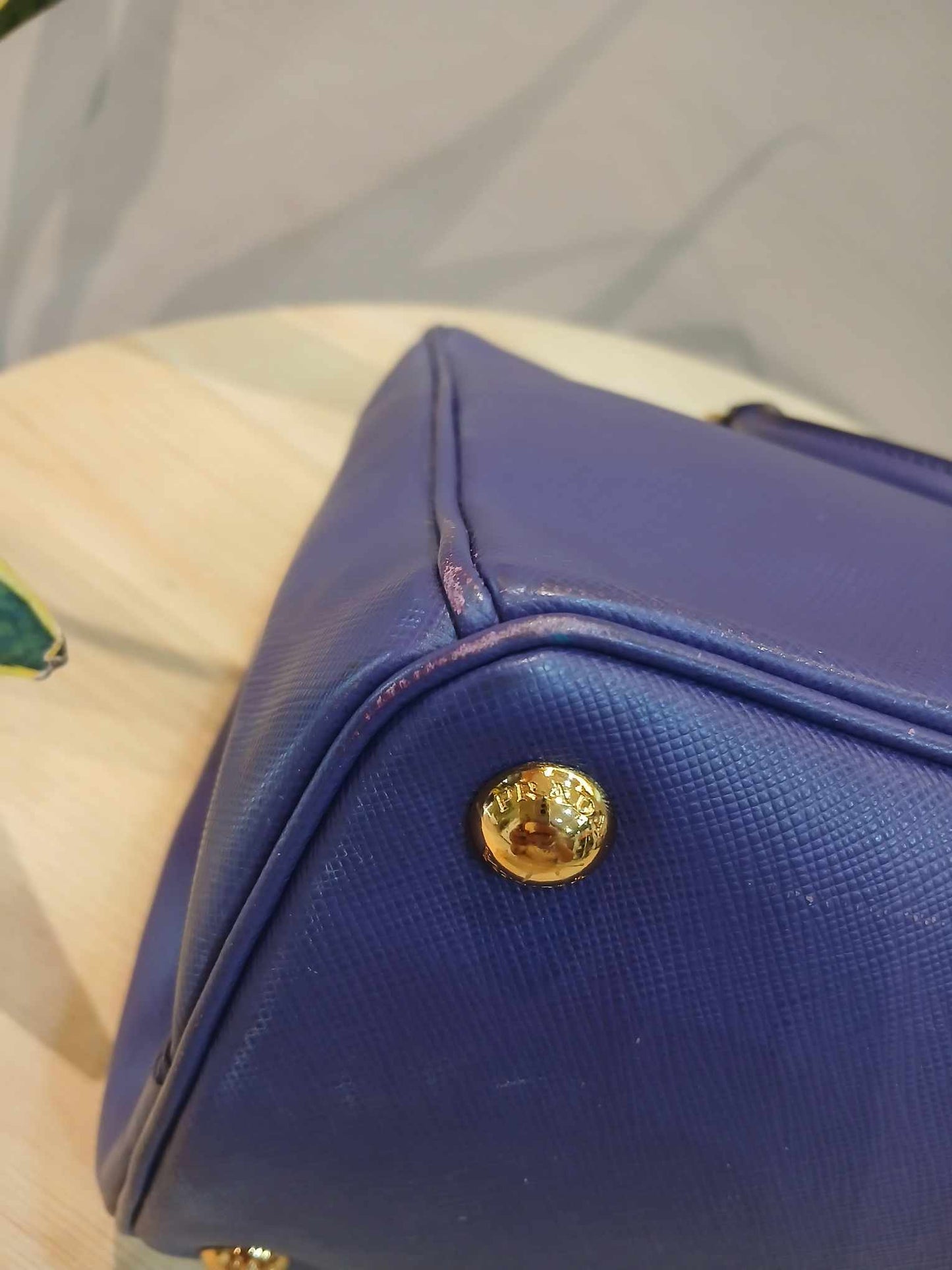 Prada Galleria Saffiano Purple Bag