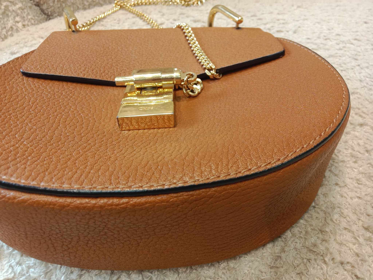 Chloe Drew Tan Bag Small