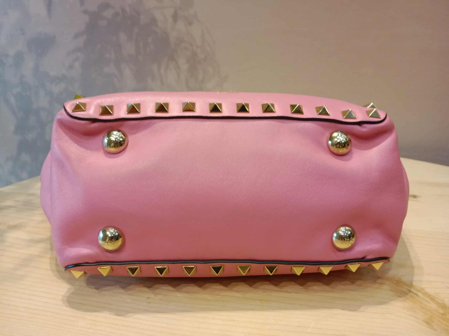 Valentino Rockstud Tote Bag Pink Mini