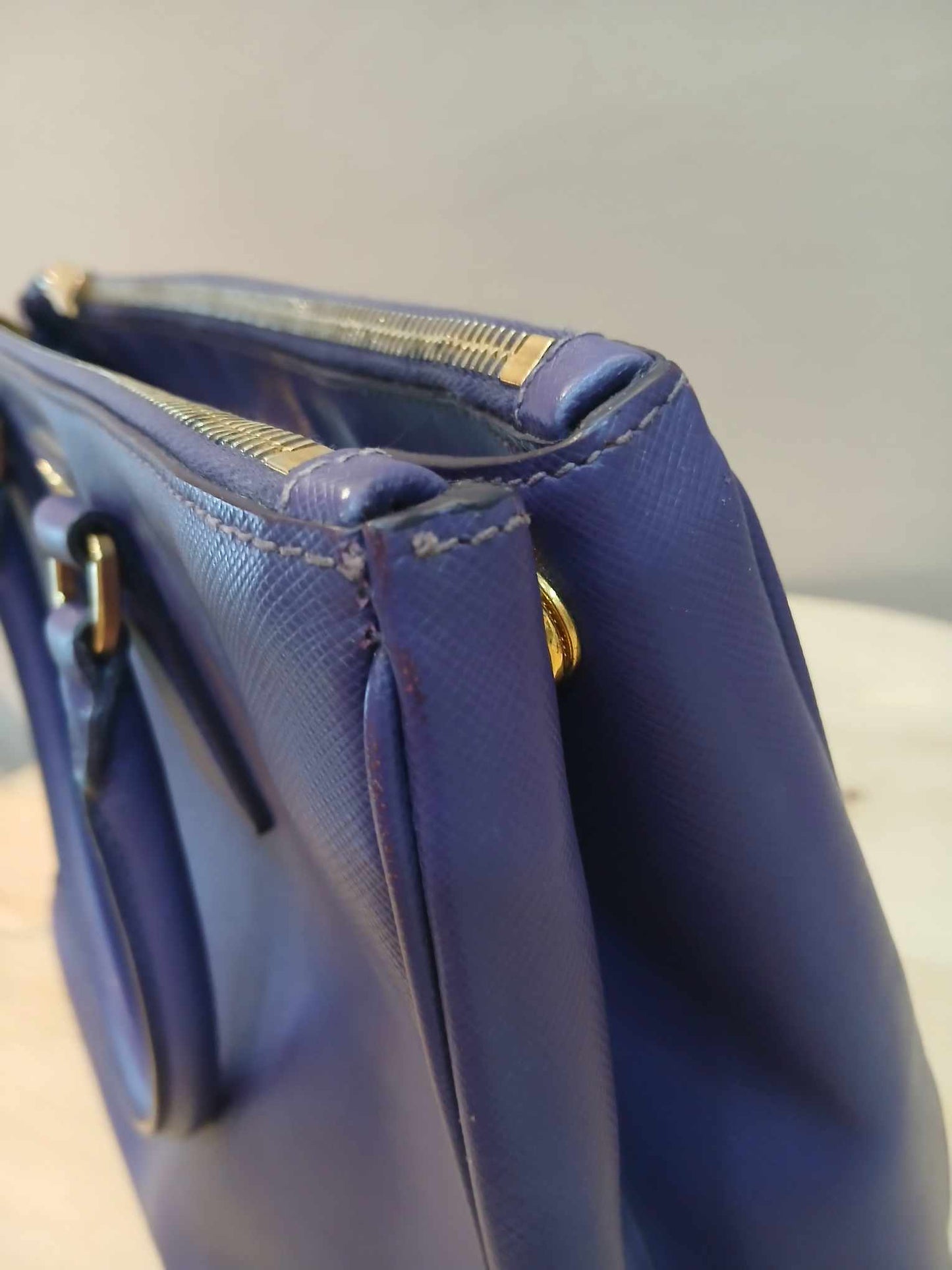 Prada Galleria Saffiano Purple Bag
