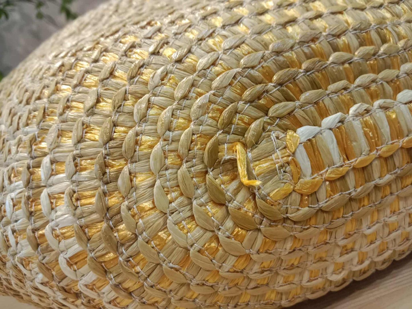 Jimmy Choo Mari Woven Raffia Tote Handbag