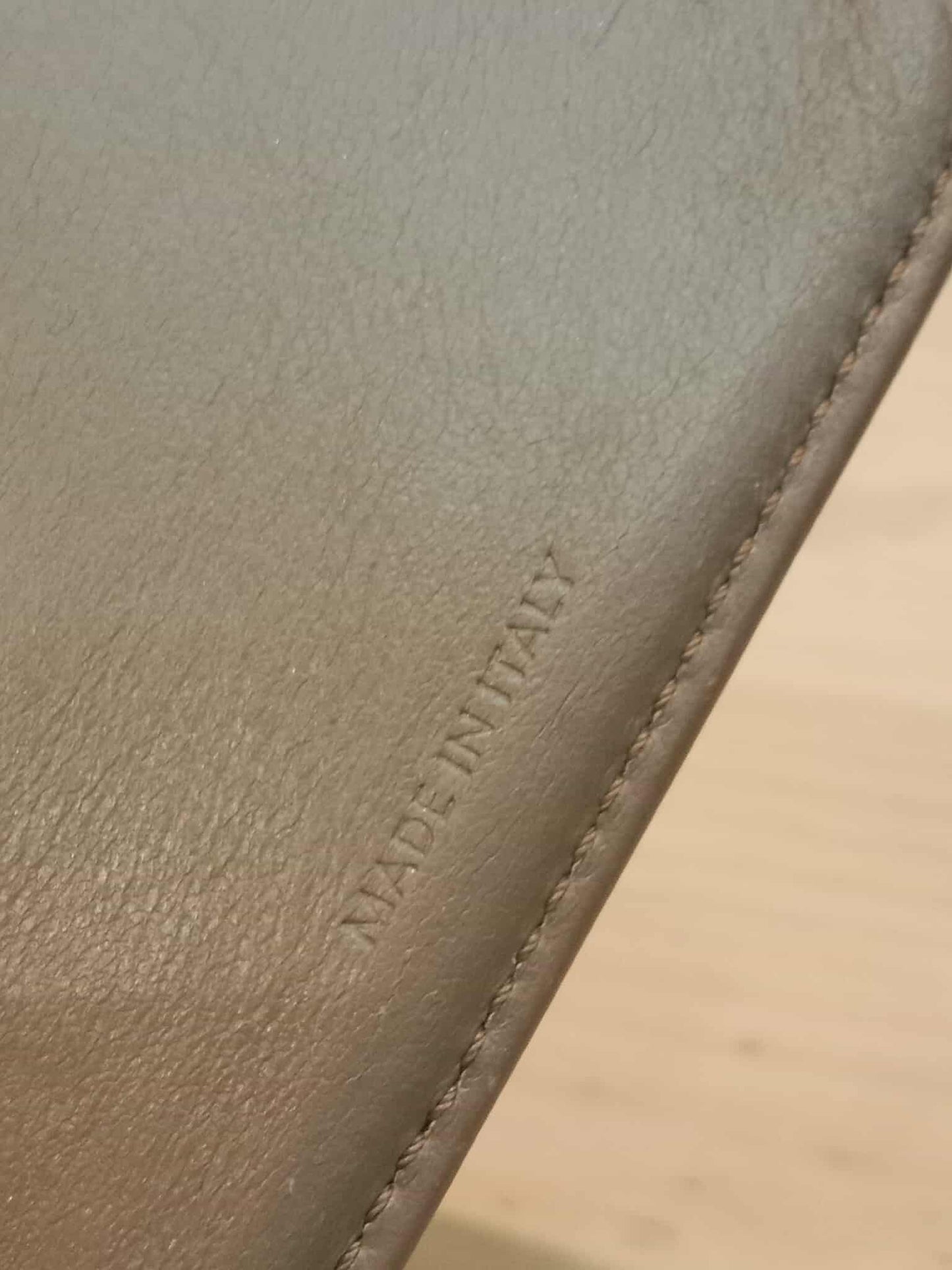 Celine Beige Trifold Wallet