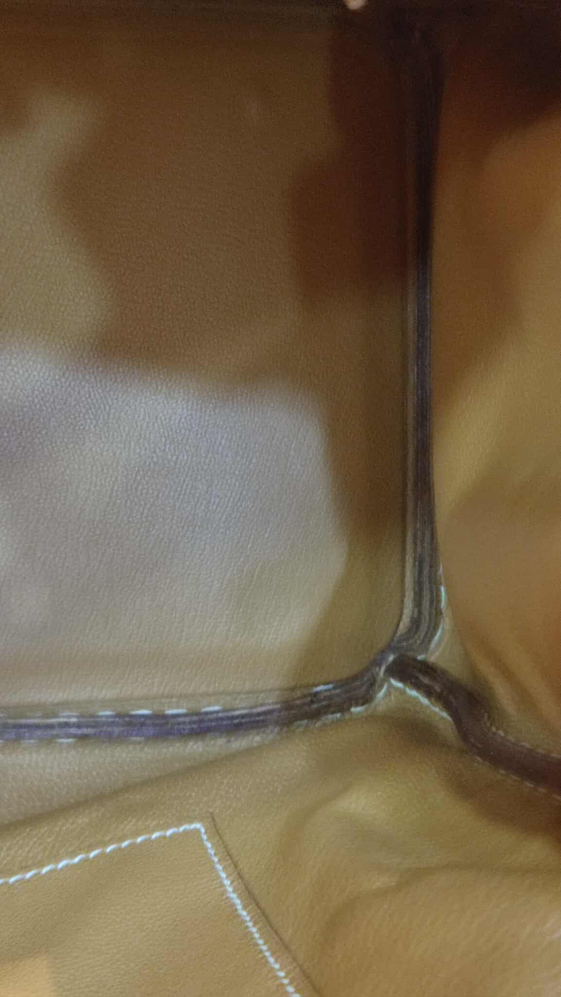 Hermes Birkin 30 Bicolor Gold/Biscuit Epsom Stamp G Square 2003 GHW