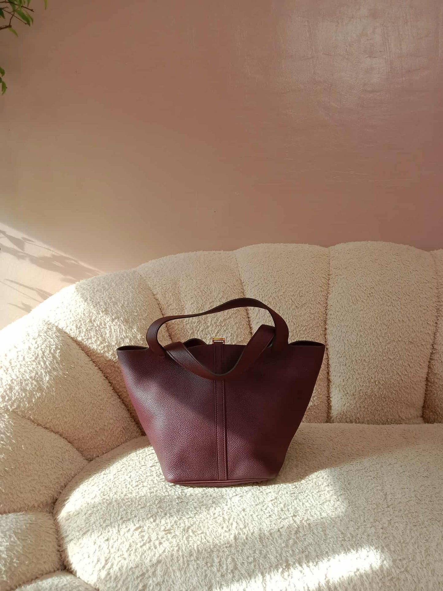 Hermes Picotin 22 Maurice Bordeaux Stamp Y 2020