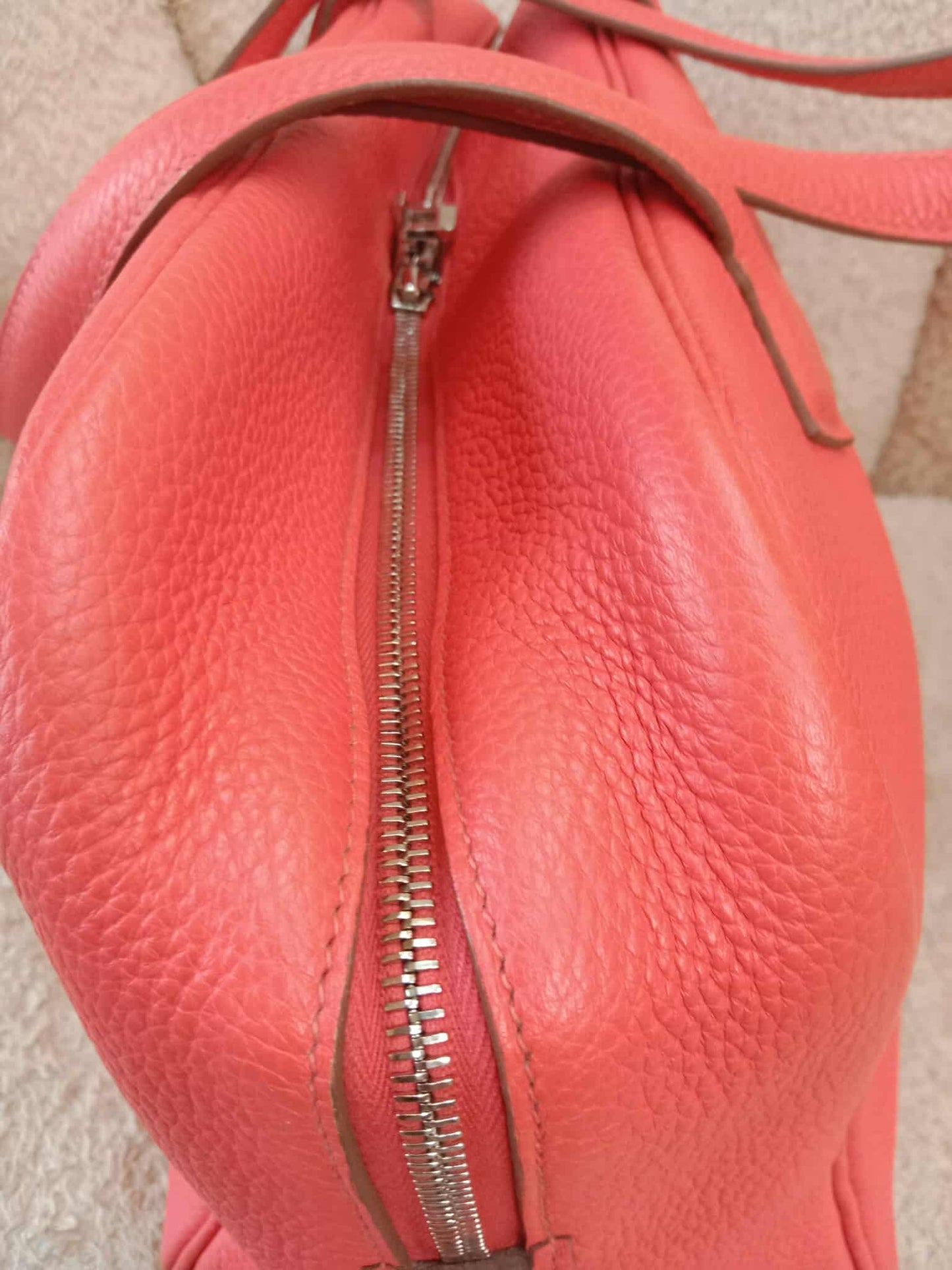 Hermes Victoria II 35 Rose Azalee Clemence Stamp P Square 2012