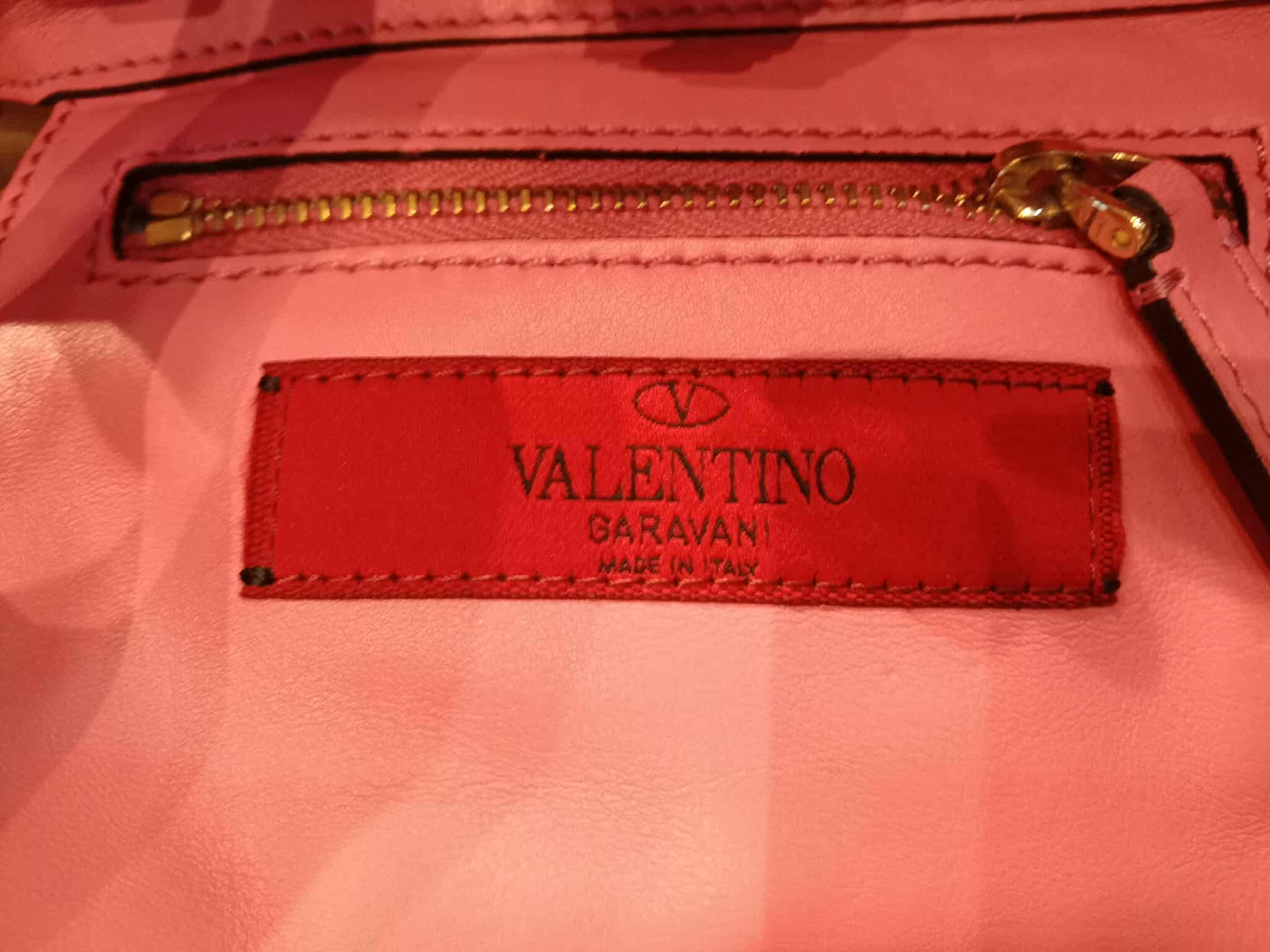 Valentino Rockstud Tote Bag Pink Mini