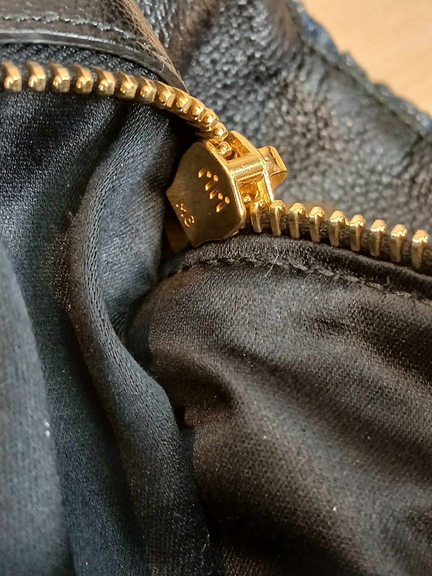 Miu Miu Matelasse Denim Tote Blue