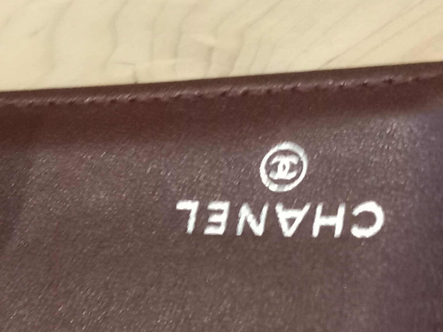 Chanel Black Lambskin Tri-Fold Long Wallet Series 13