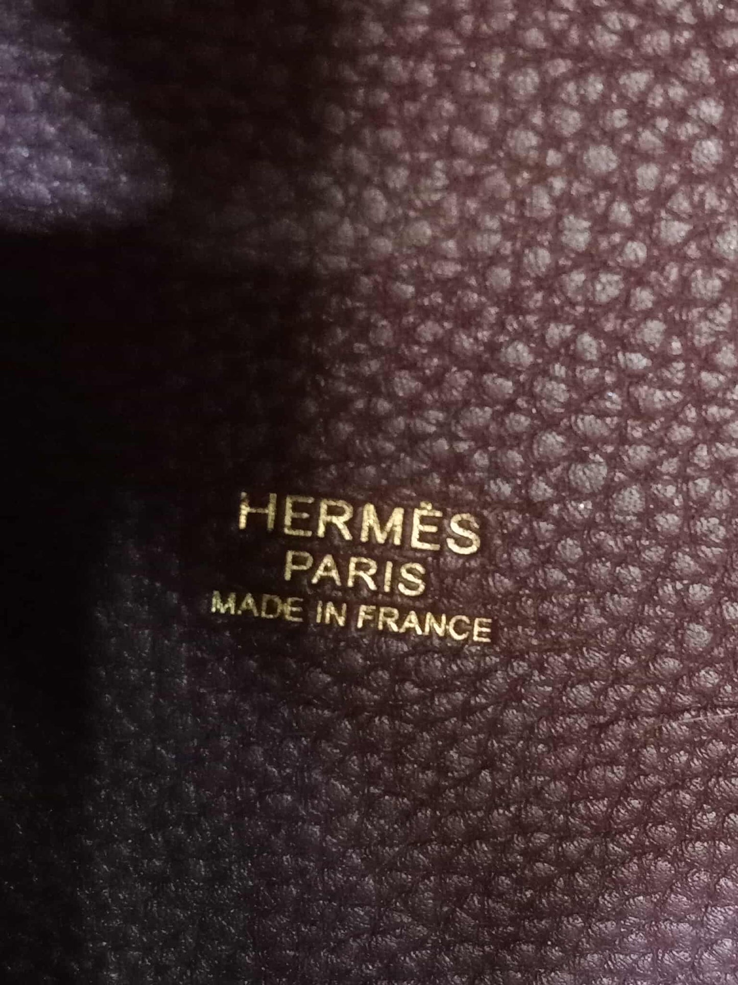 Hermes Picotin 22 Maurice Bordeaux Stamp Y 2020