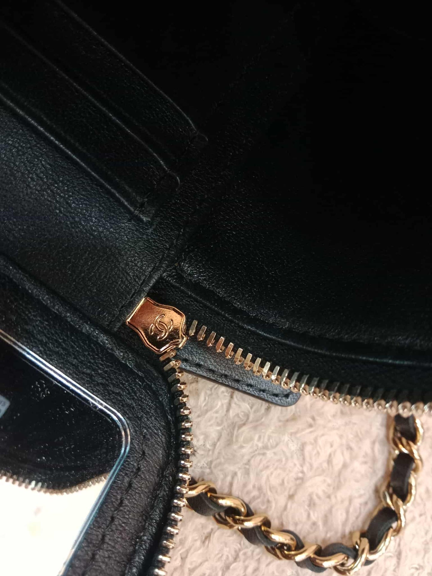 Chanel Tweed Vanity Multicolor Microchipped