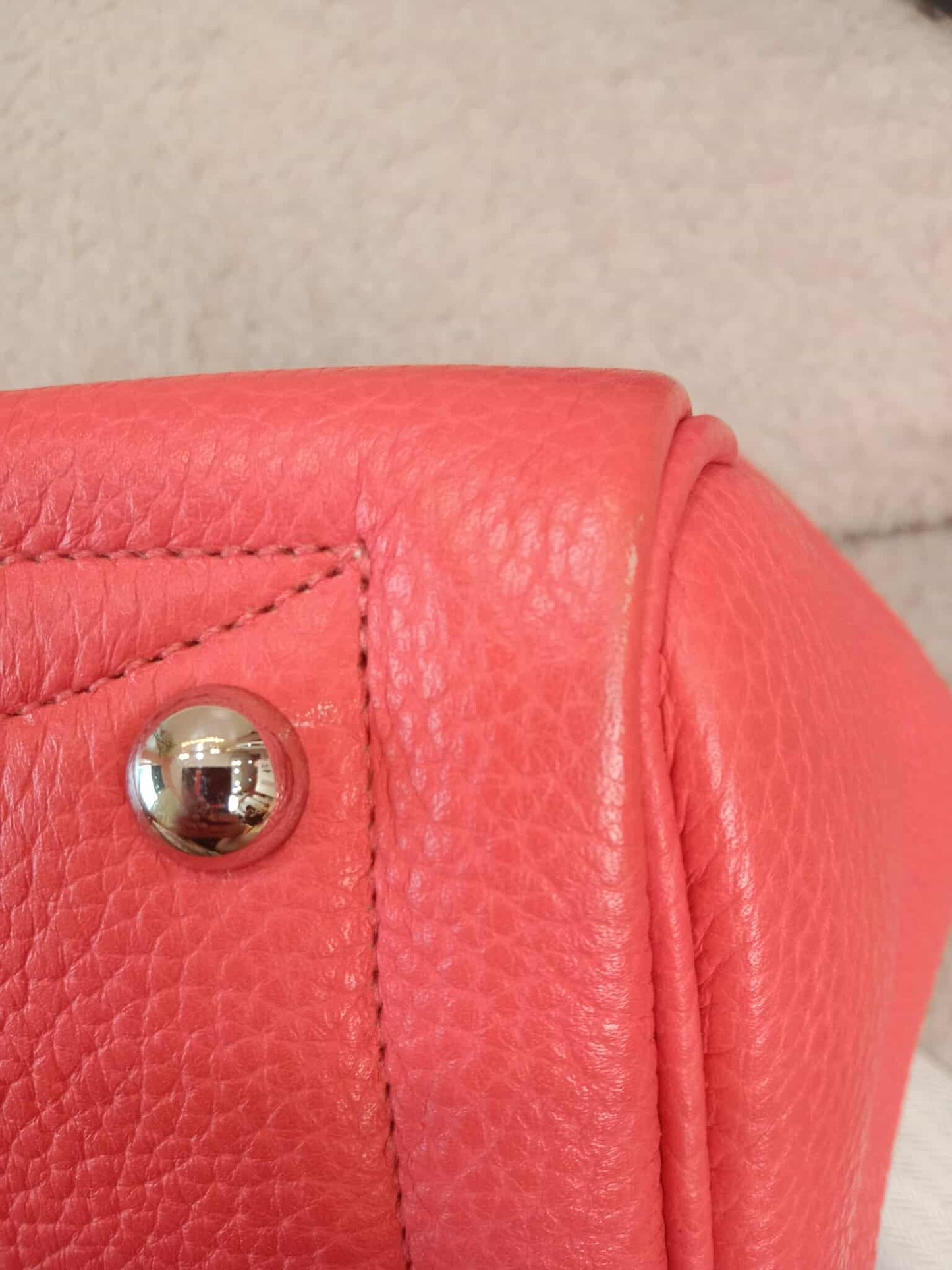 Hermes Victoria II 35 Rose Azalee Clemence Stamp P Square 2012