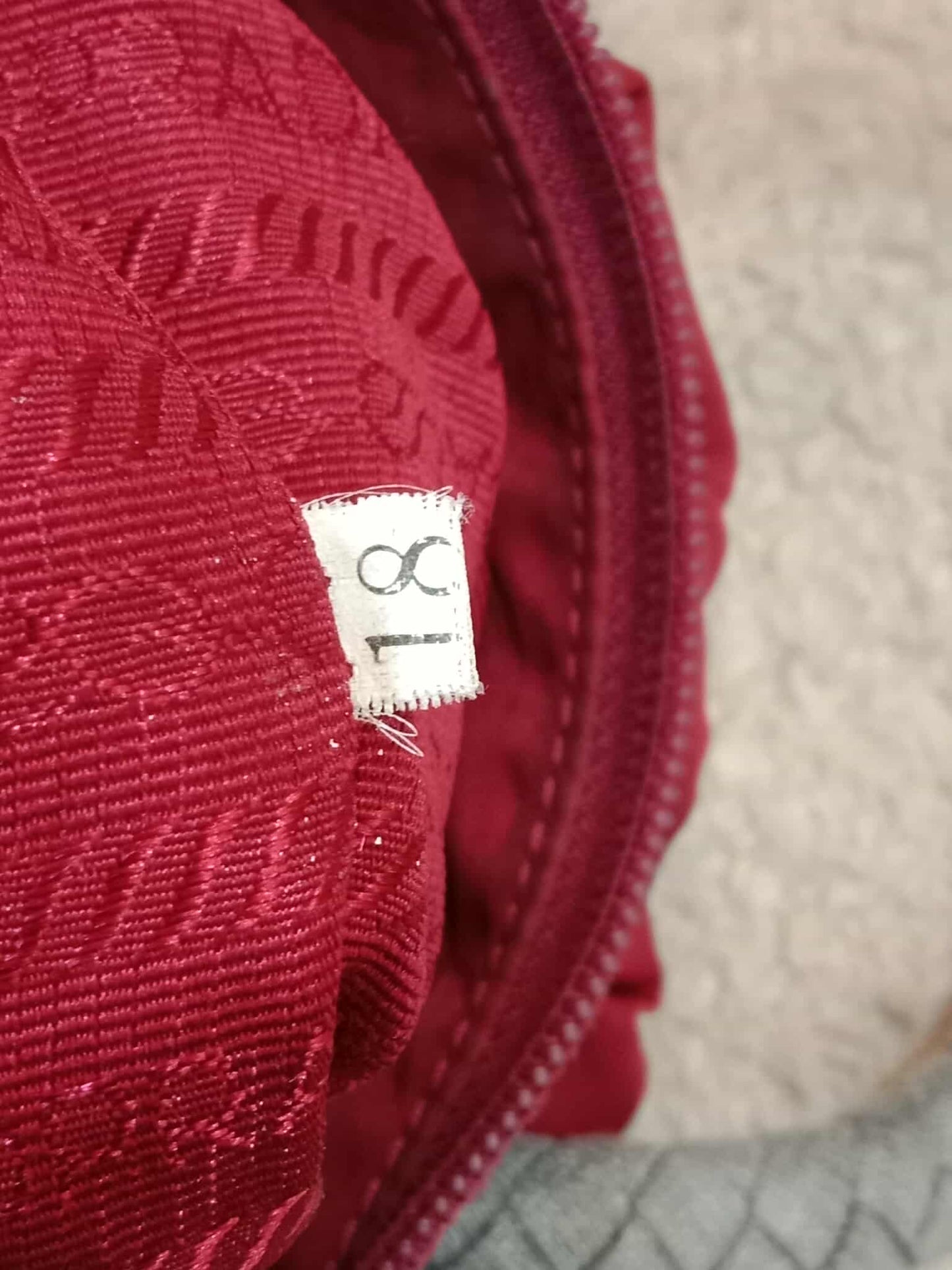 Prada Tessuto Nylon Top Handle Bag Red