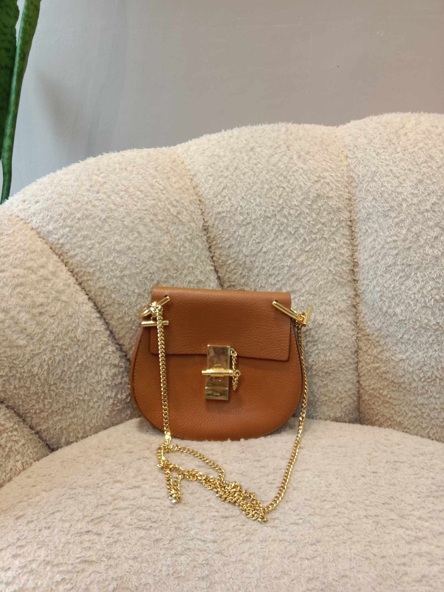 Chloe Drew Tan Bag Small