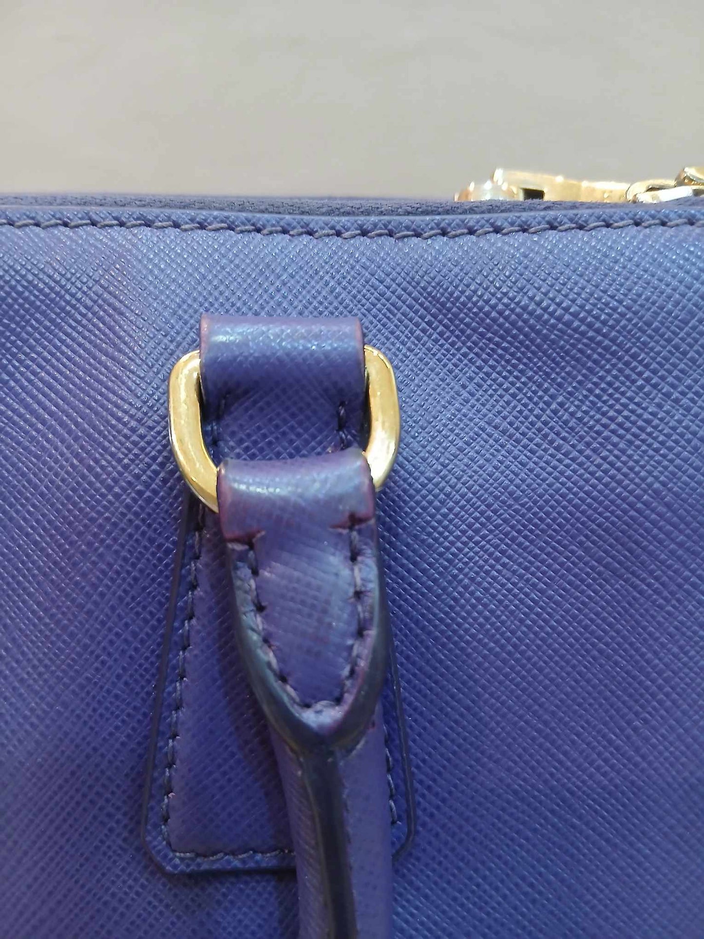 Prada Galleria Saffiano Purple Bag