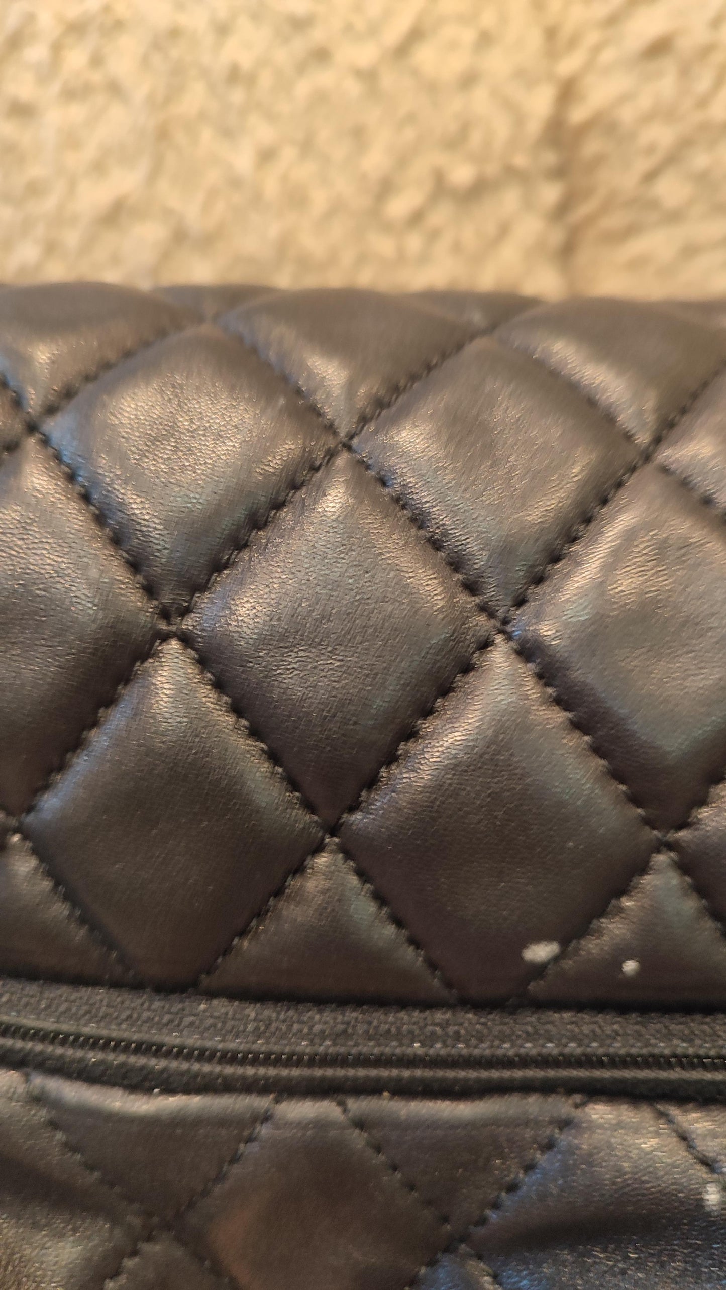 Chanel Coco Rain Single XXL Flap Lambskin Black Series 14