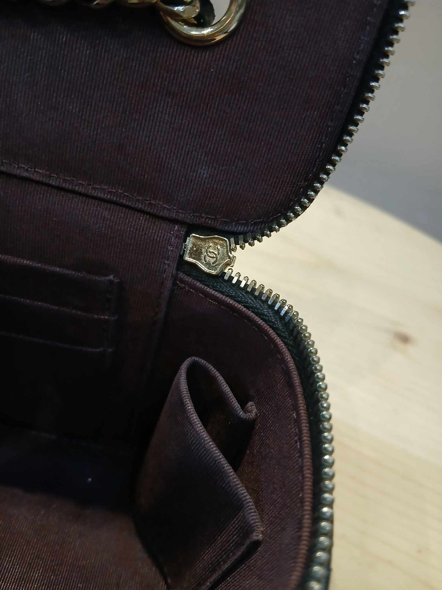 Chanel Vanity Case Black Lambskin Series 31