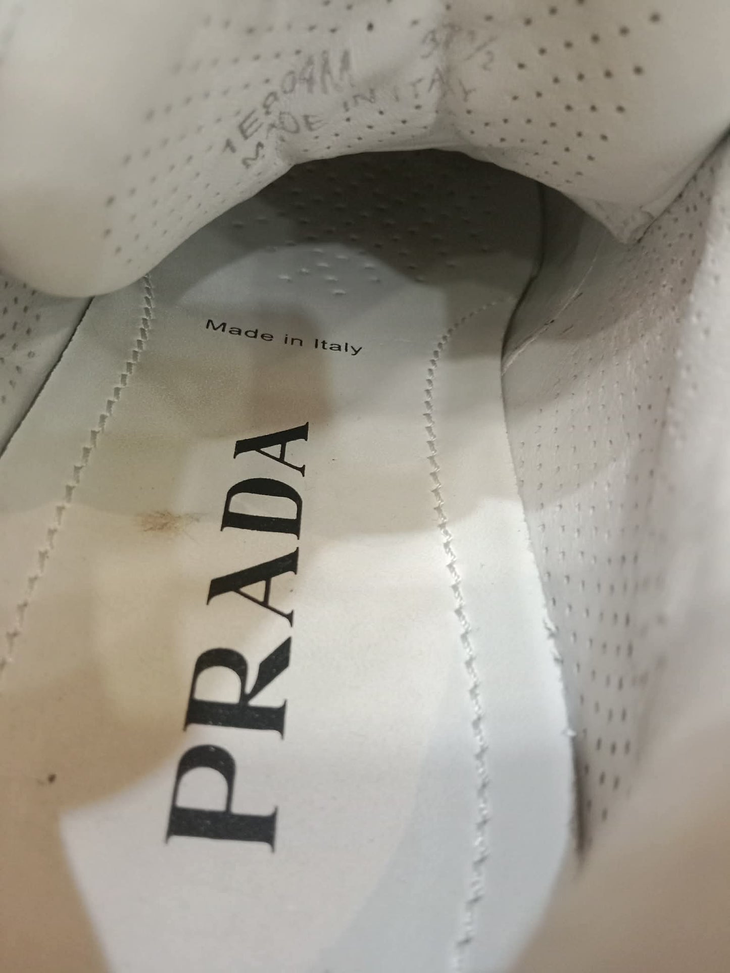 Prada Prax 01 Sneakers White Size 37.5