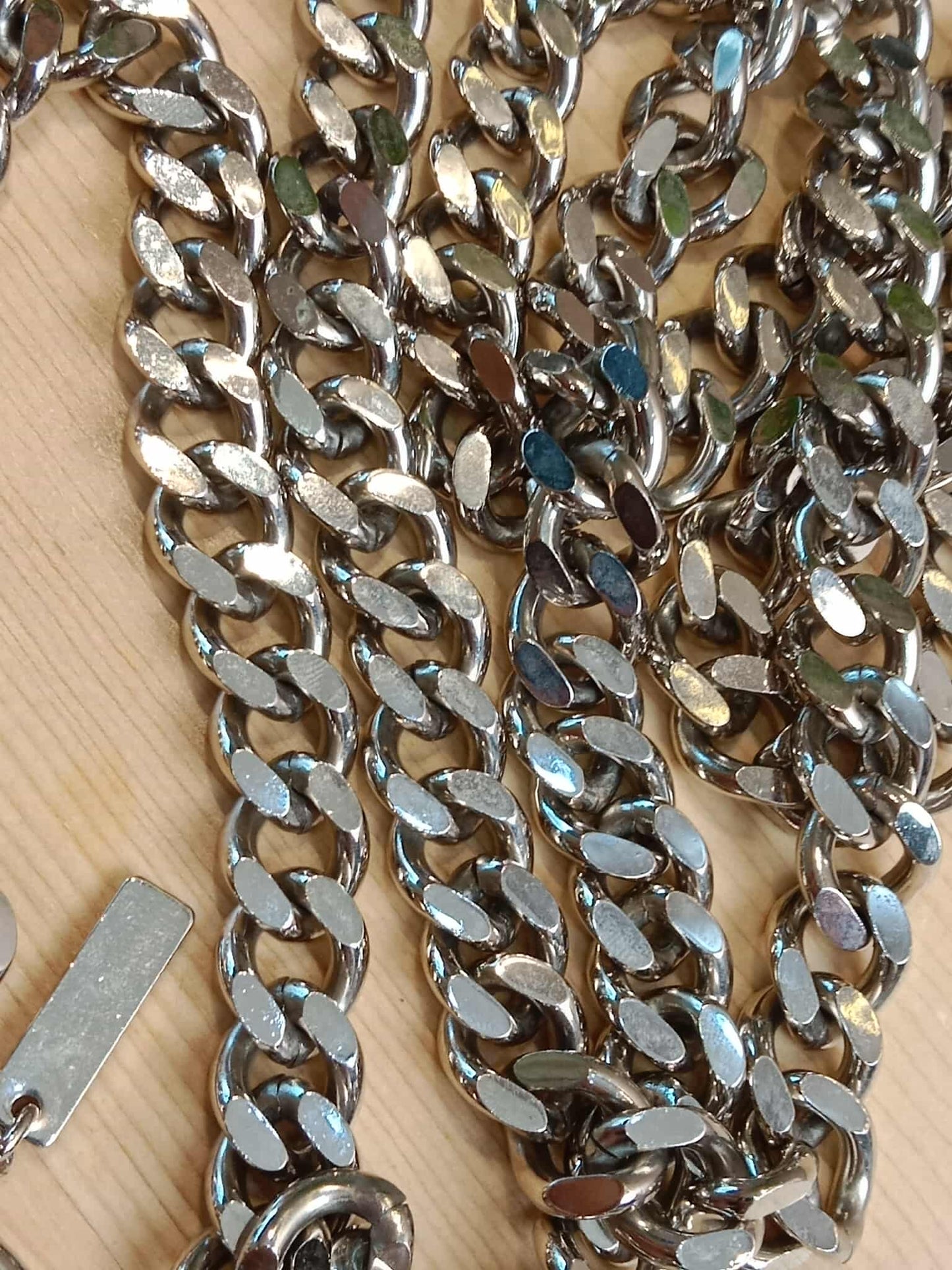 Dolce & Gabbana Silver Chain Belt