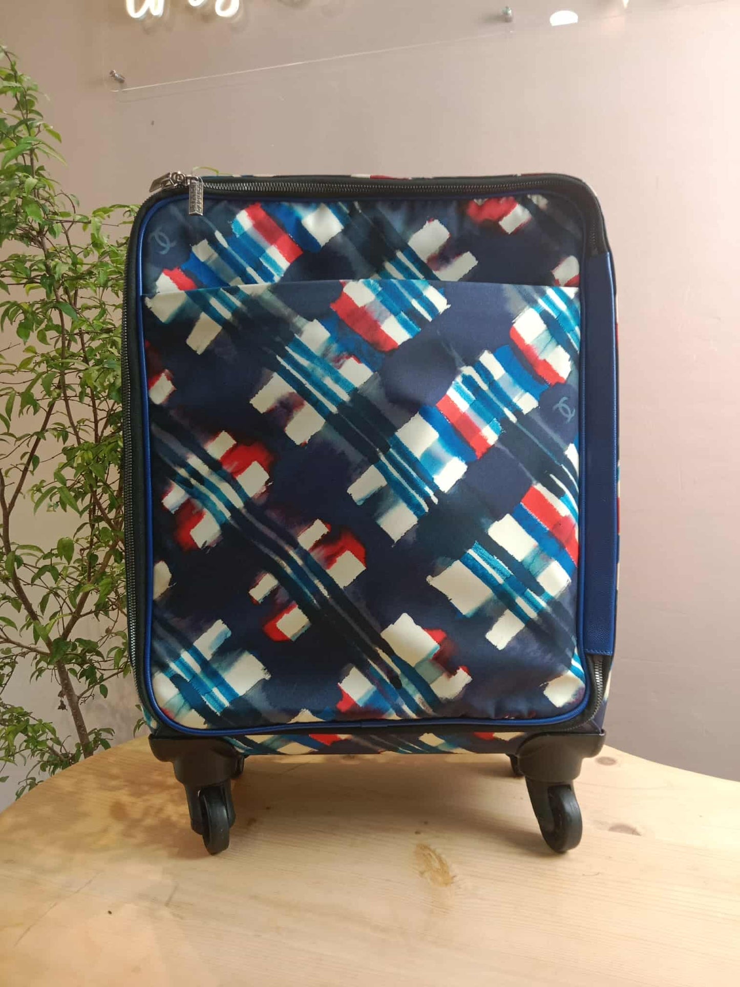 Chanel Spring-Summer 2016 Seasonal Trolley Blue Bag Series 22