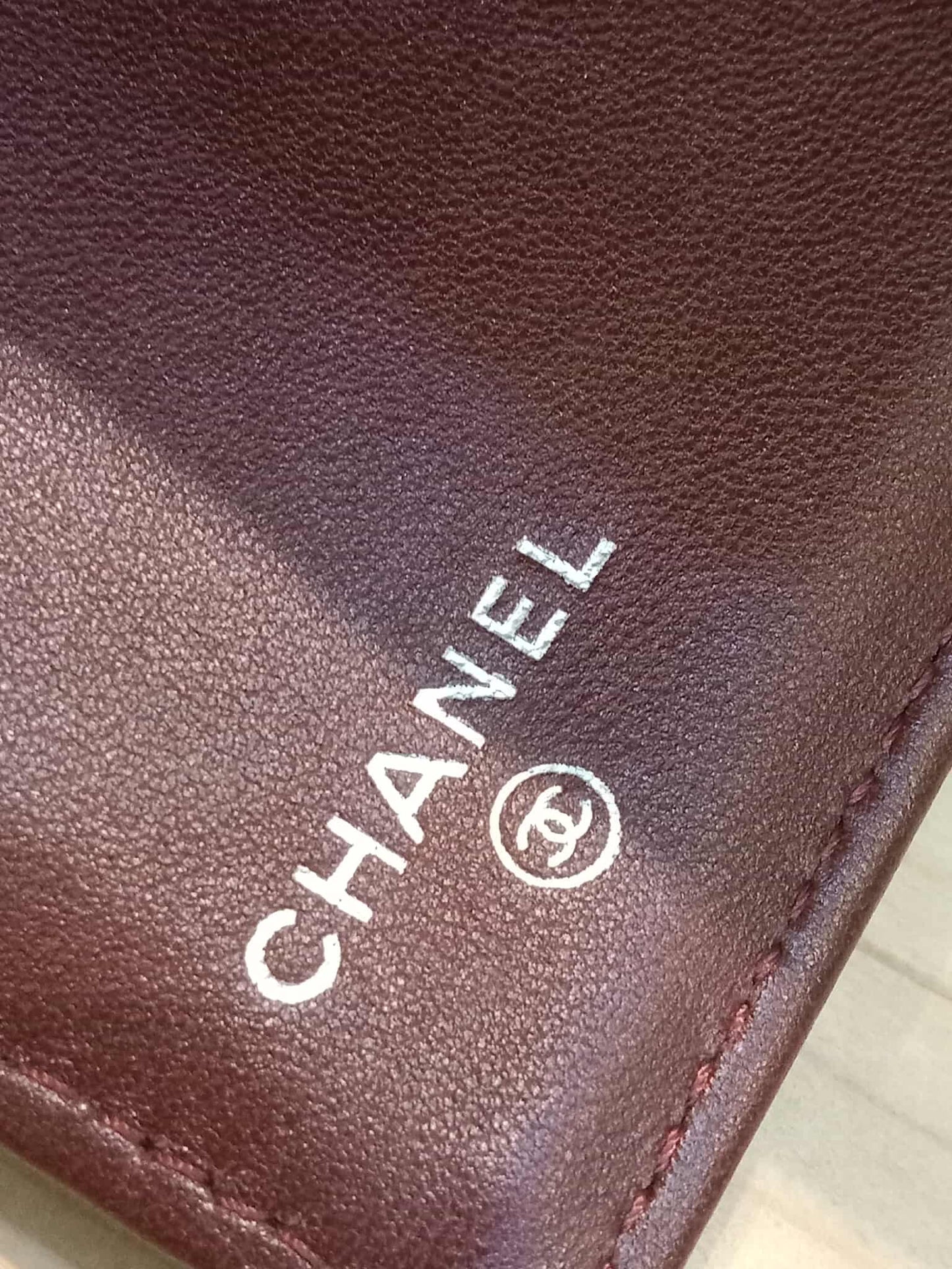 Chanel Black Lambskin Tri-Fold Long Wallet Series 13