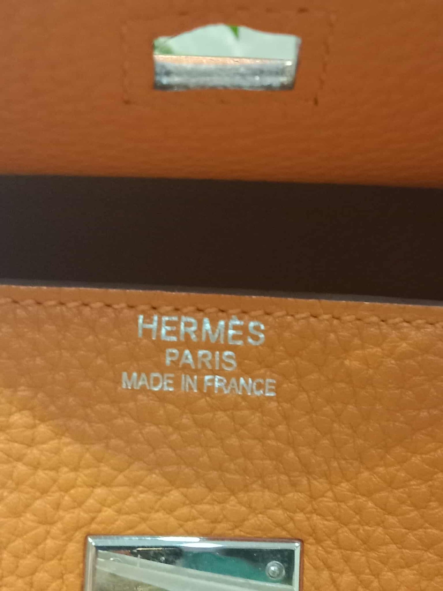 Hermes Birkin 35 Poppy Orange Clemence Stamp L Square 2008