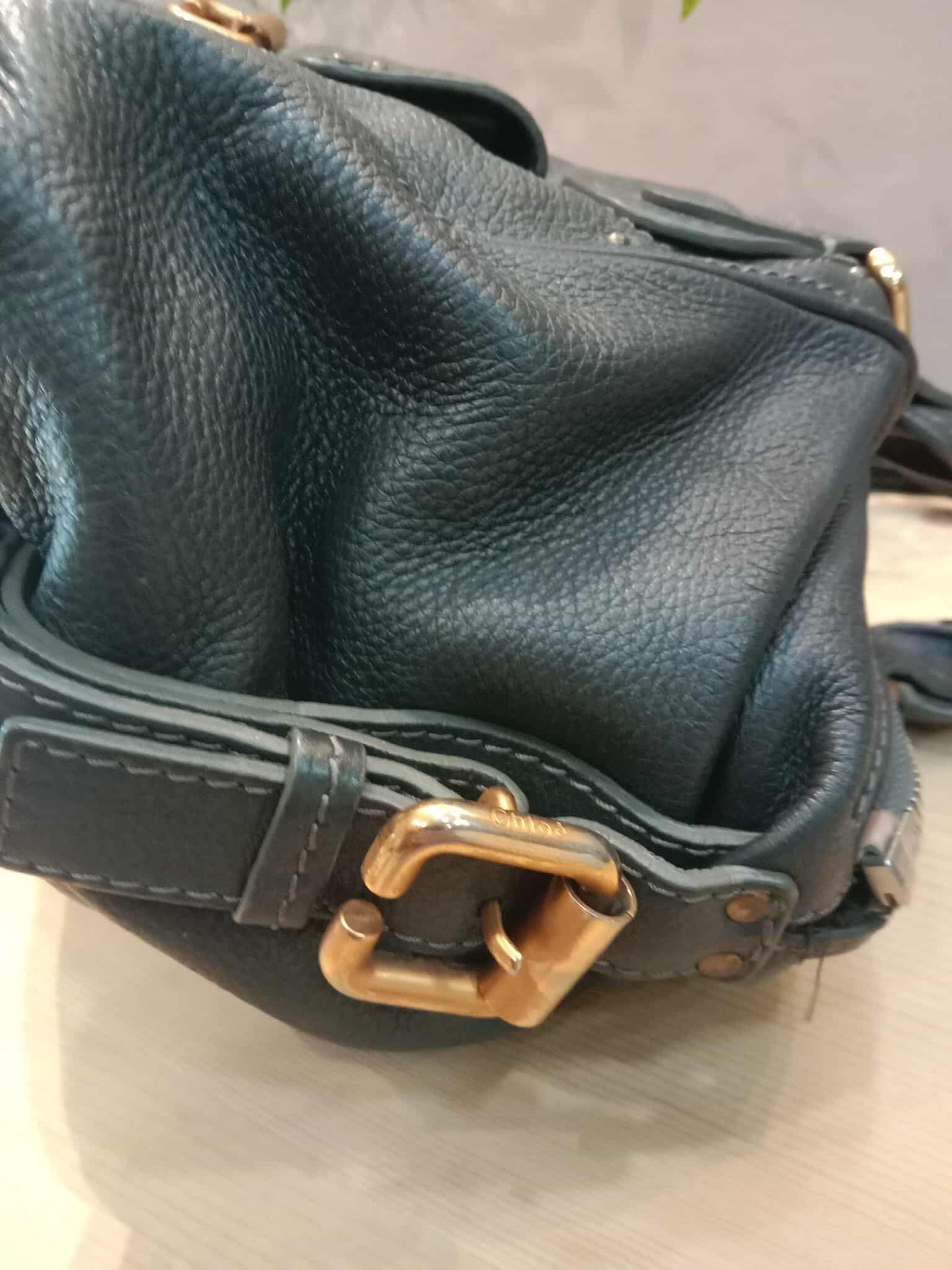 Chloe Paddington Leather Handbag Black