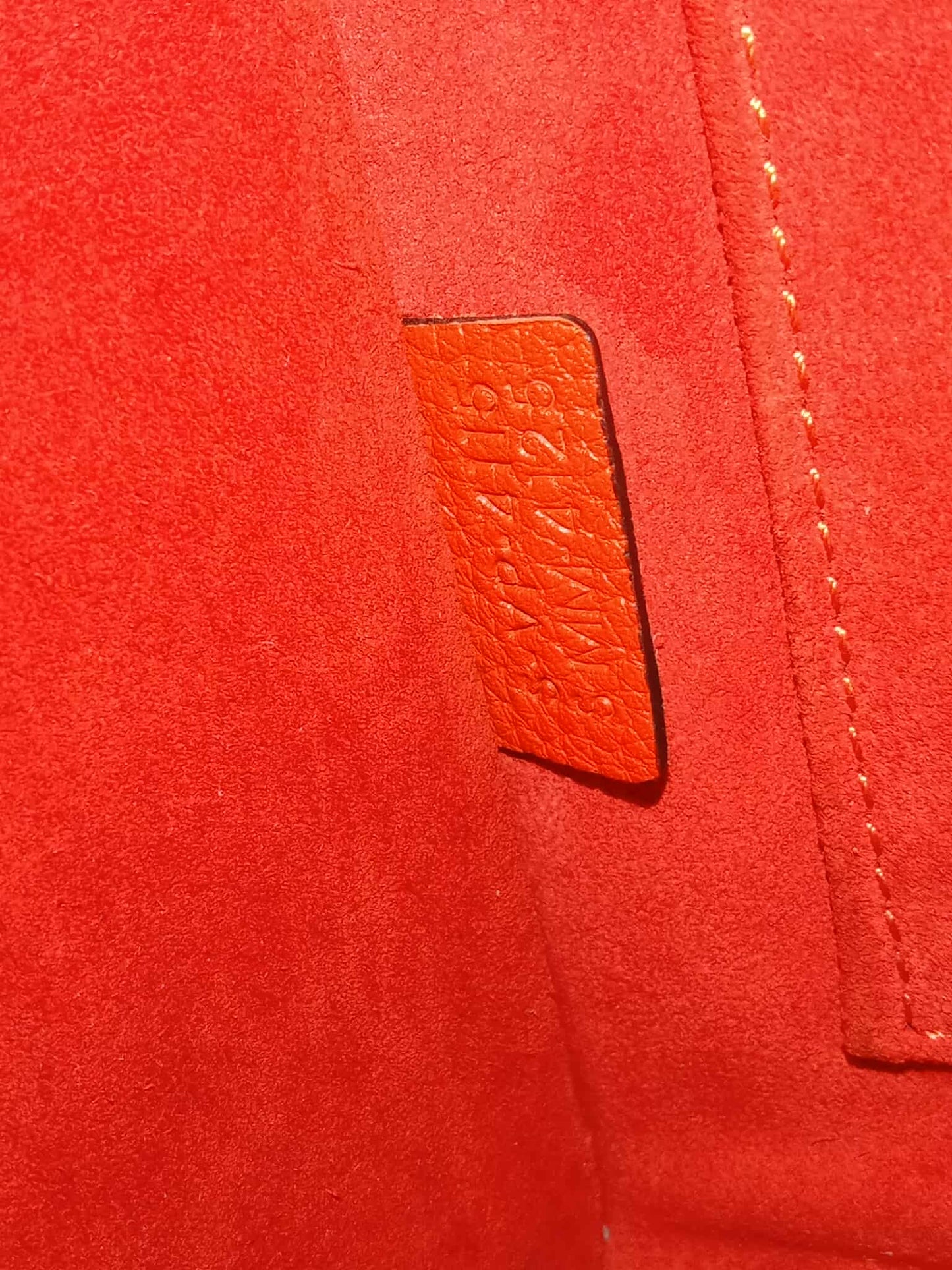 Celine Luggage Nano Red
