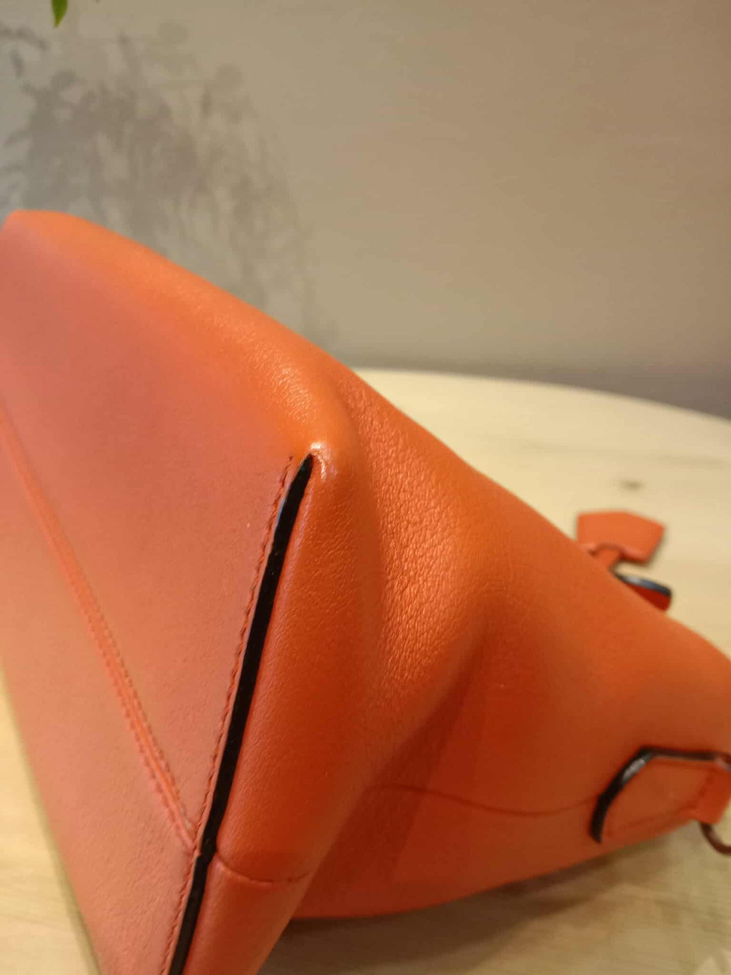 Fendi Papavero Calfskin Leather By-the-Way Mini Red Orange Bag