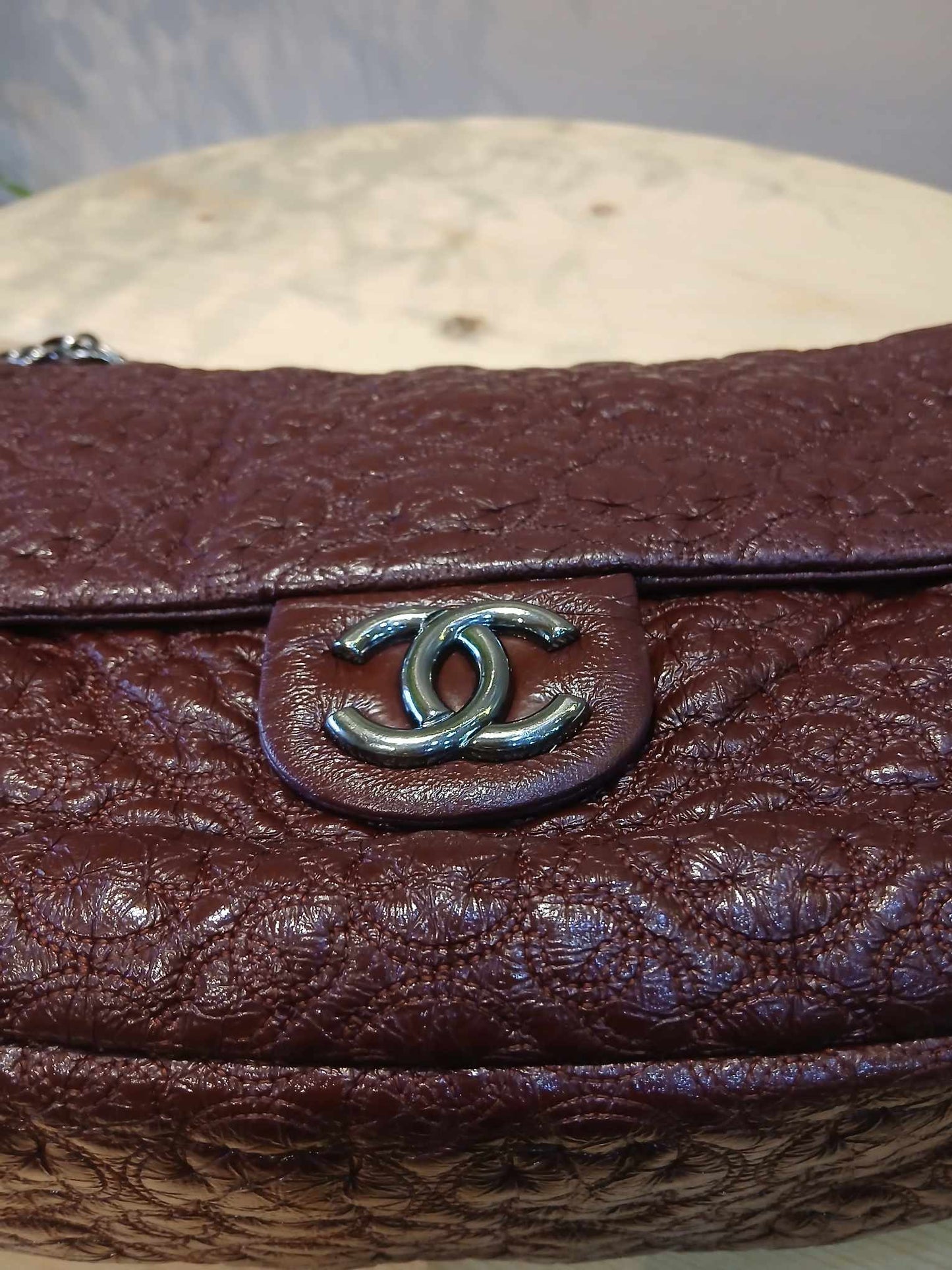 Chanel Rock in Moscow Classic Flap Burgundy Series 12