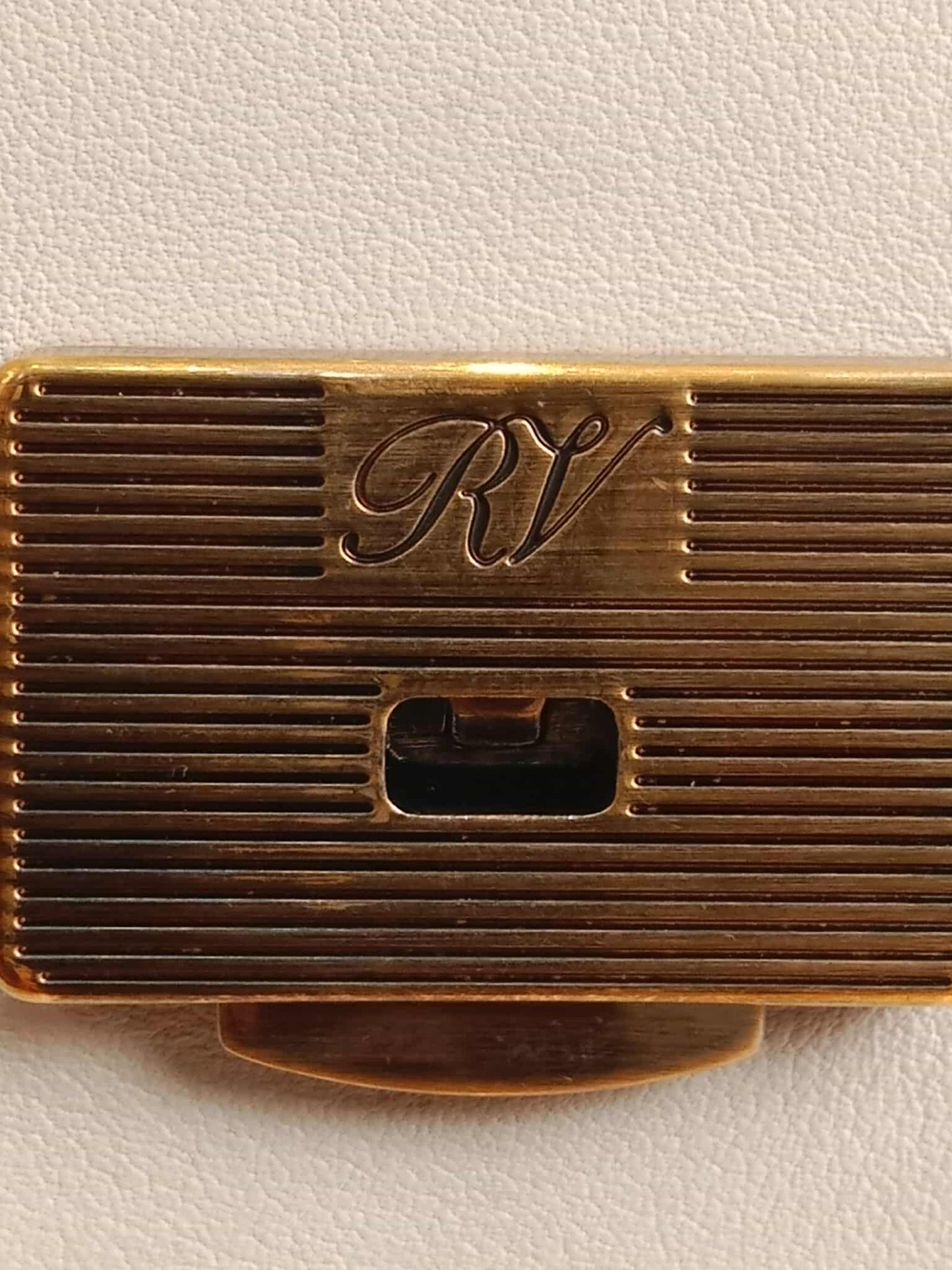 Roger Vivier Gray Frill Bag