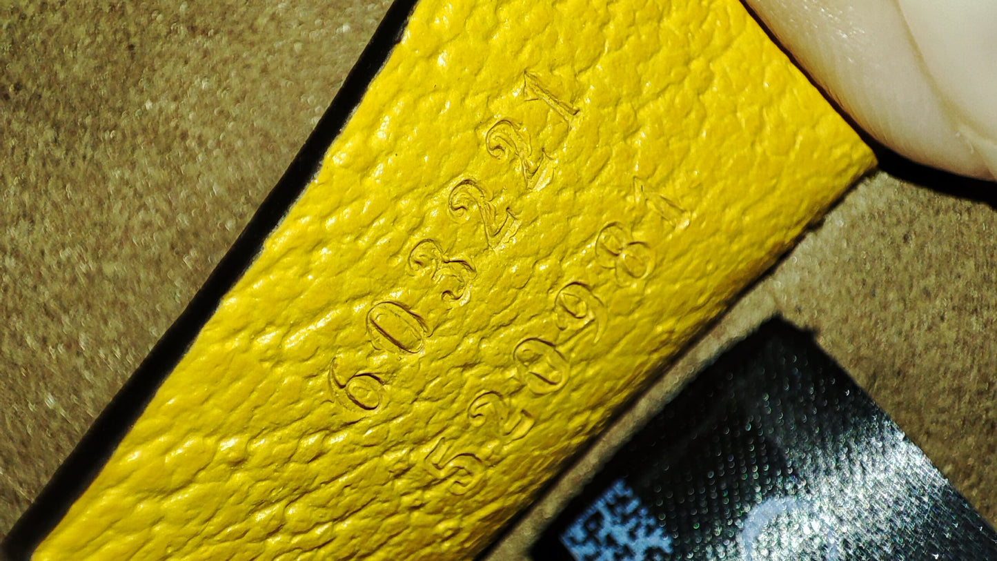Gucci GG Floral Bamboo Bag Yellow