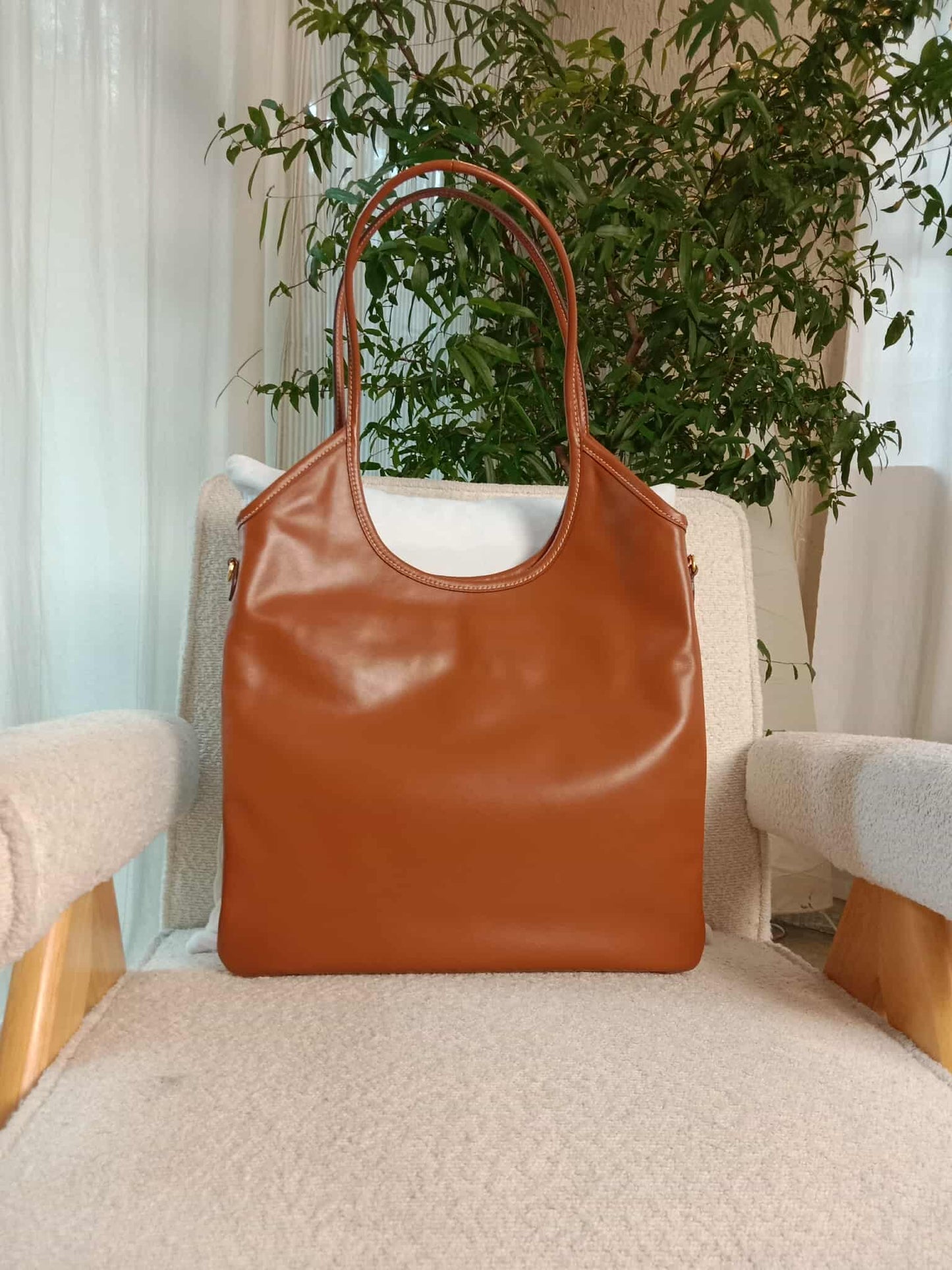 Miu Miu Ivy Tote Tan Medium