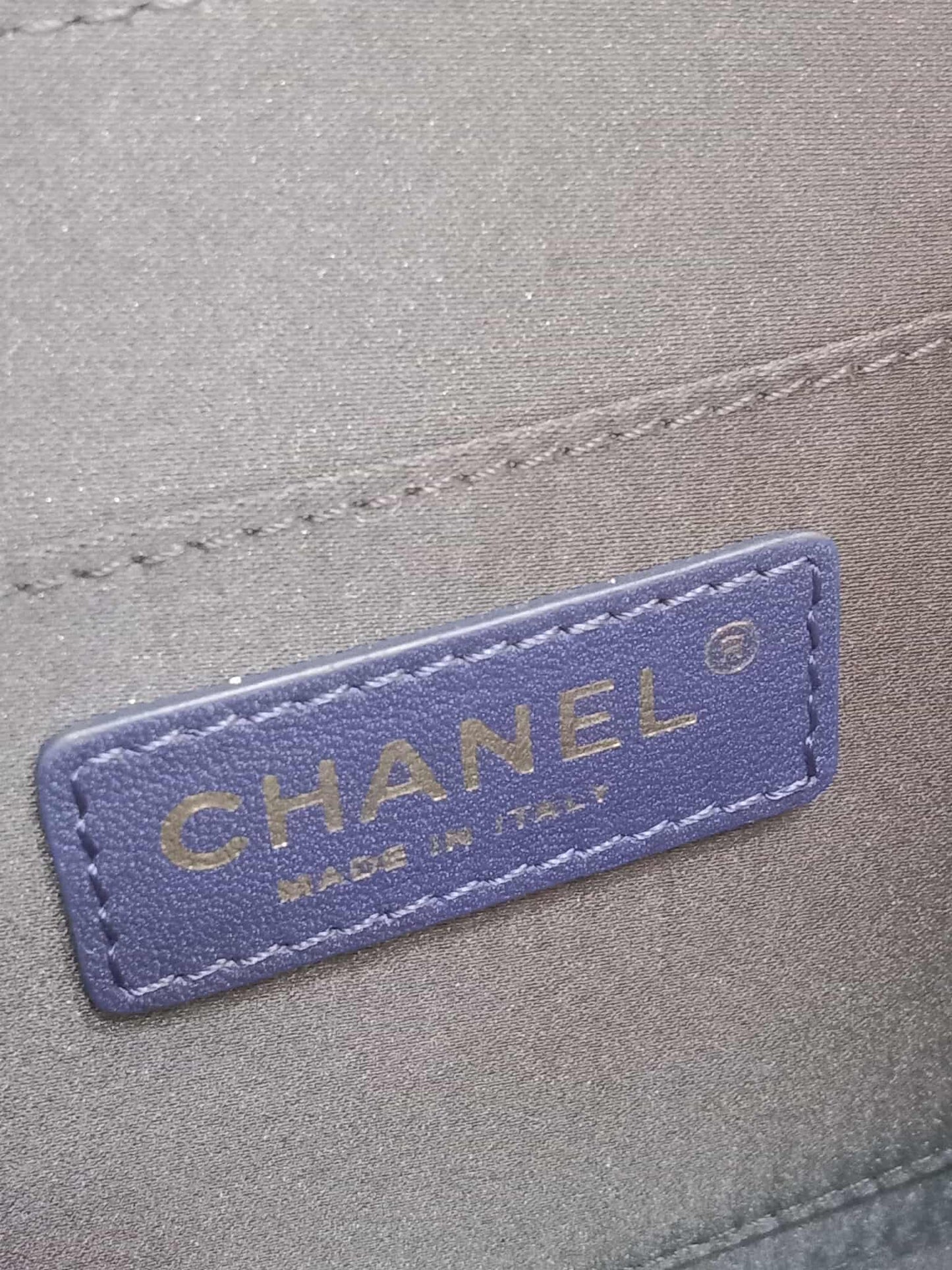 Chanel Blue Quilted Patent Leather Camera Bag Blue Series 20