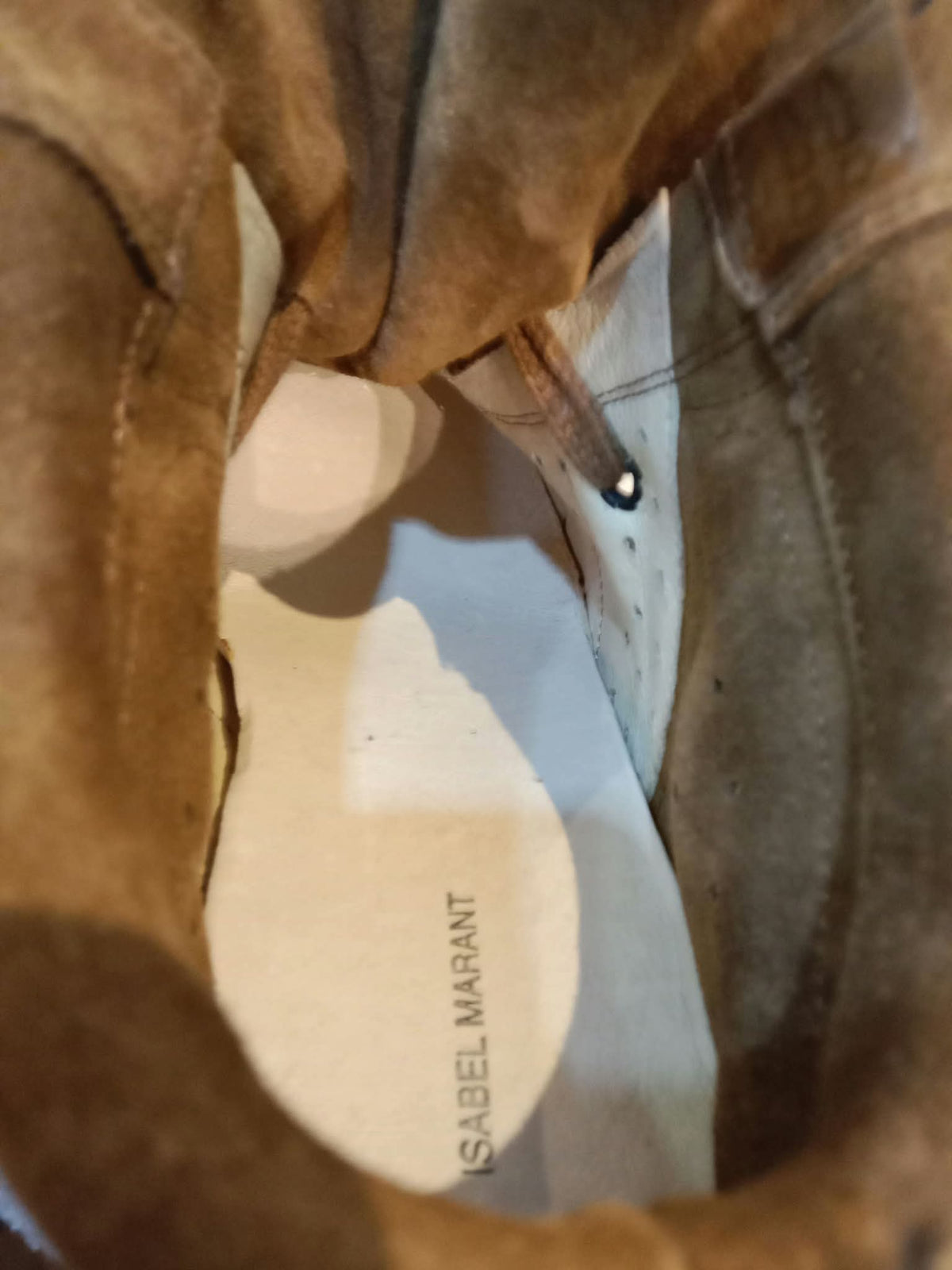 Isabel Marant Bobby Suede Sneaker Boots Brown/Caramel Size 38