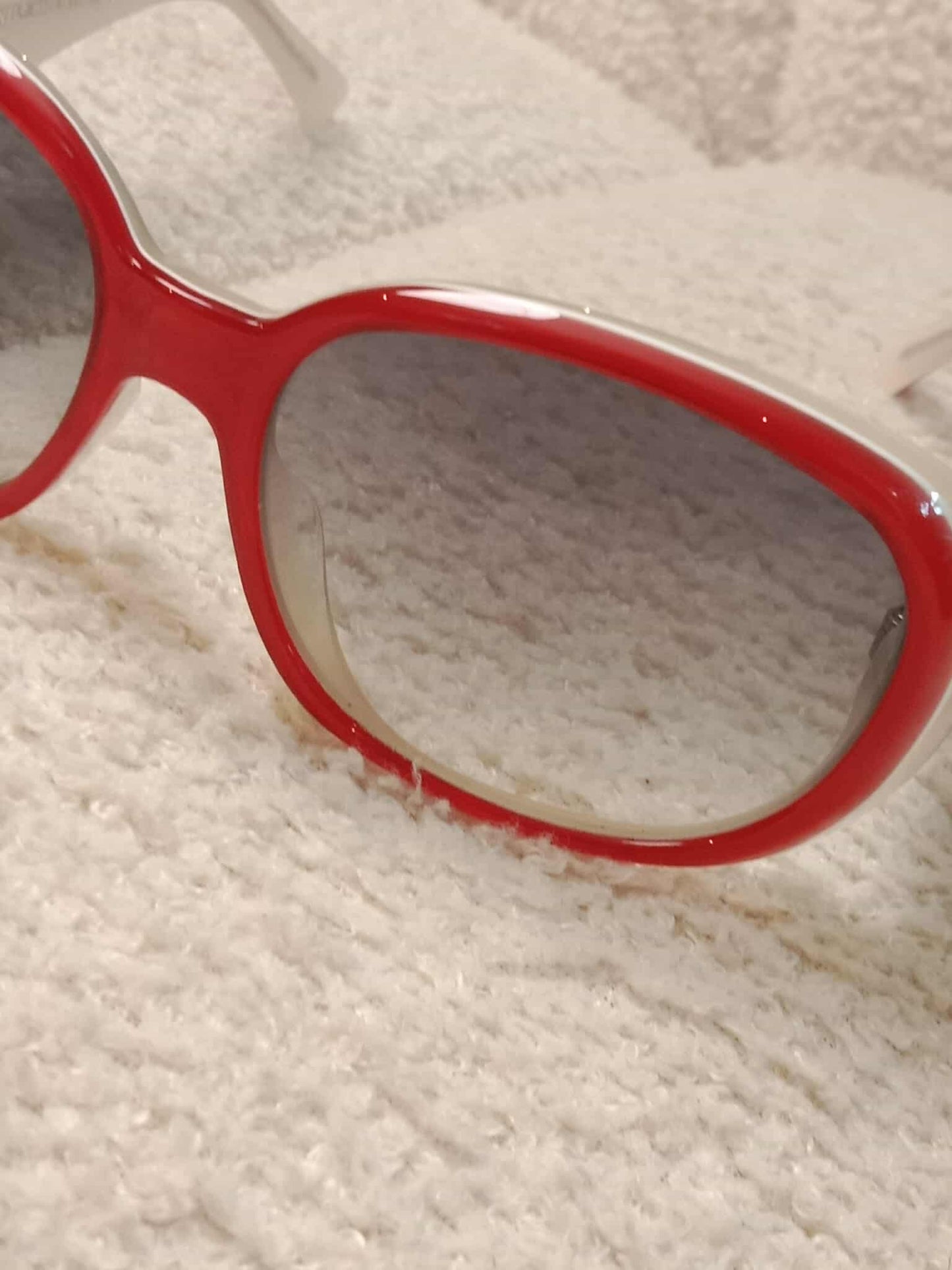 Chanel Red Sunglasses