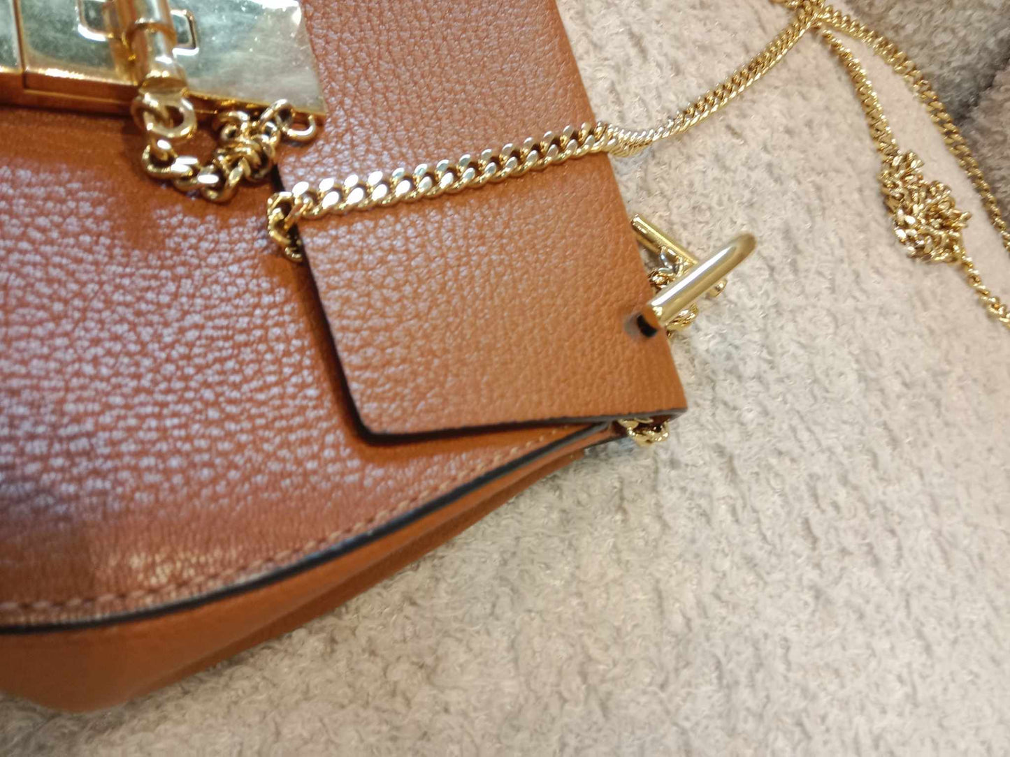 Chloe Drew Tan Bag Small