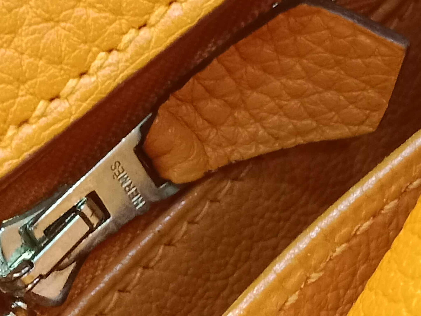 Hermes Birkin 35 Poppy Orange Clemence Stamp L Square 2008