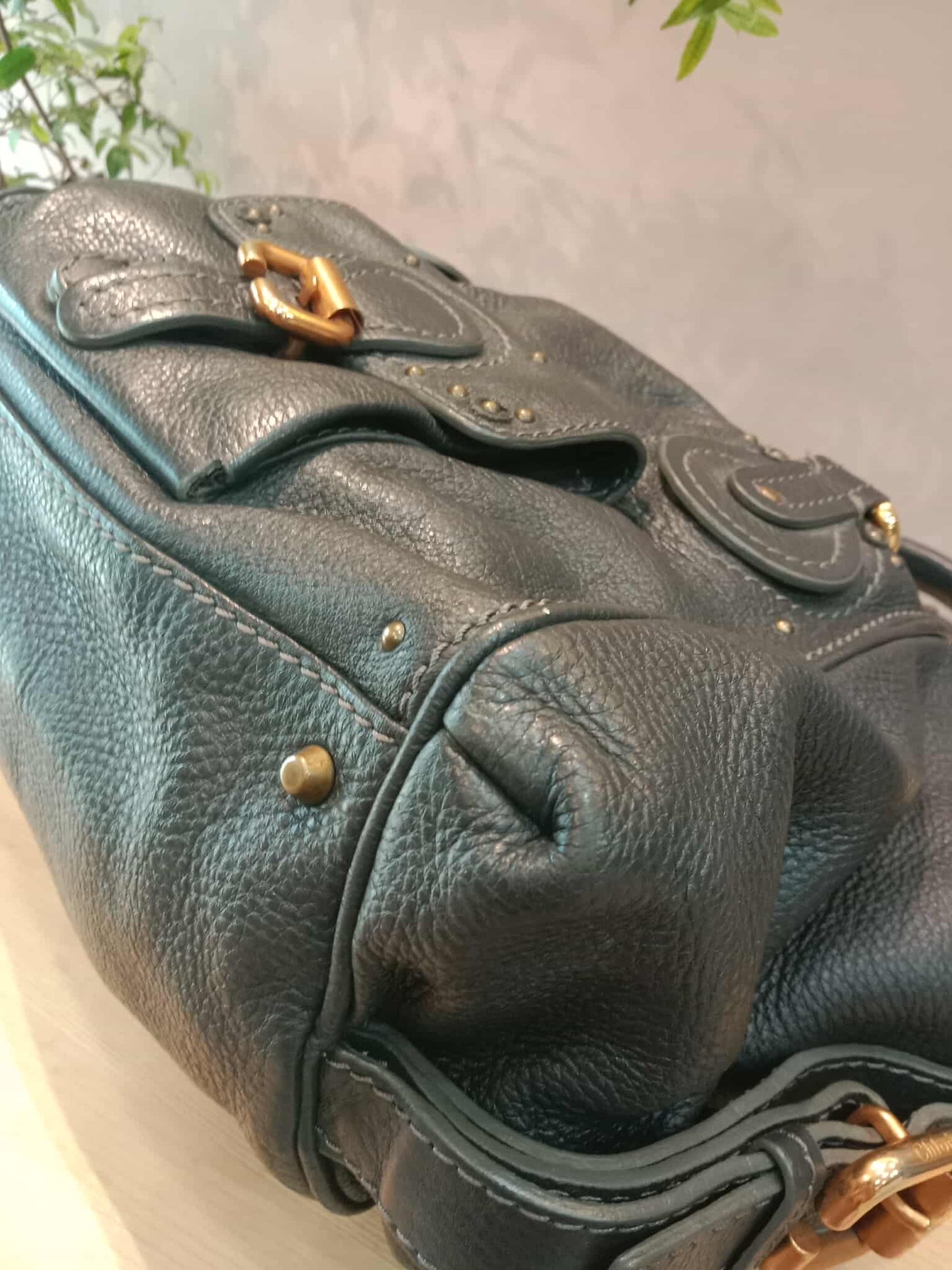 Chloe Paddington Leather Handbag Black