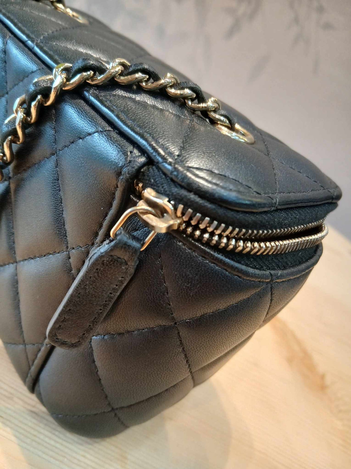 Chanel Vanity Case Black Lambskin Series 31