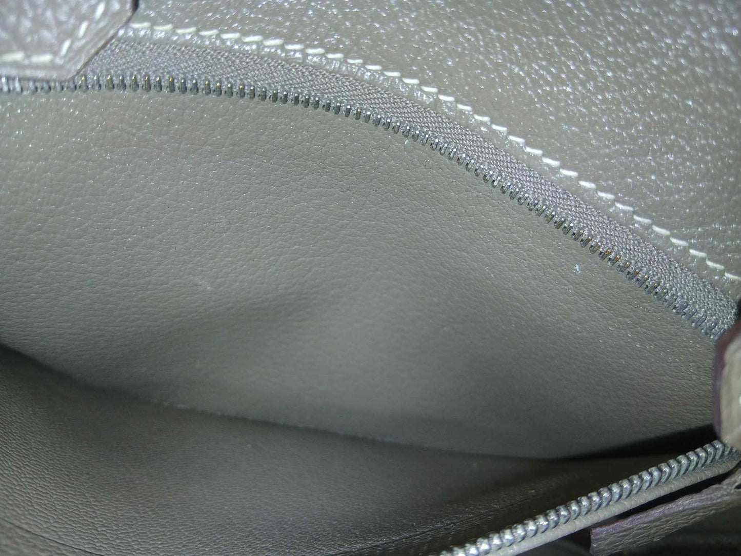 Hermes Birkin 25 Etoupe Clemence Stamp A 2017