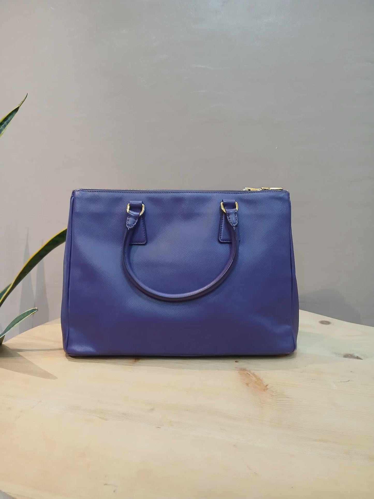 Prada Galleria Saffiano Purple Bag
