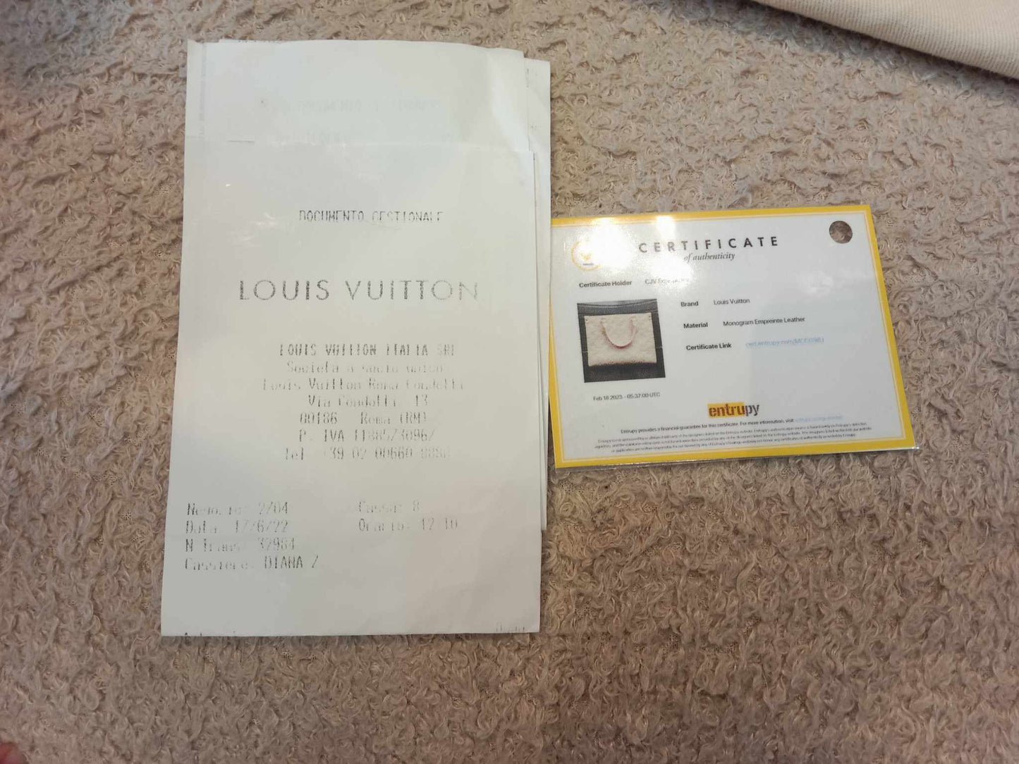 Louis Vuitton OTG PM Monogram Empreinte Rose