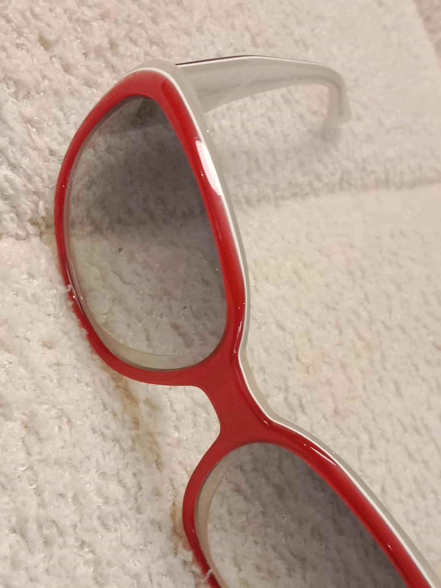 Chanel Red Sunglasses