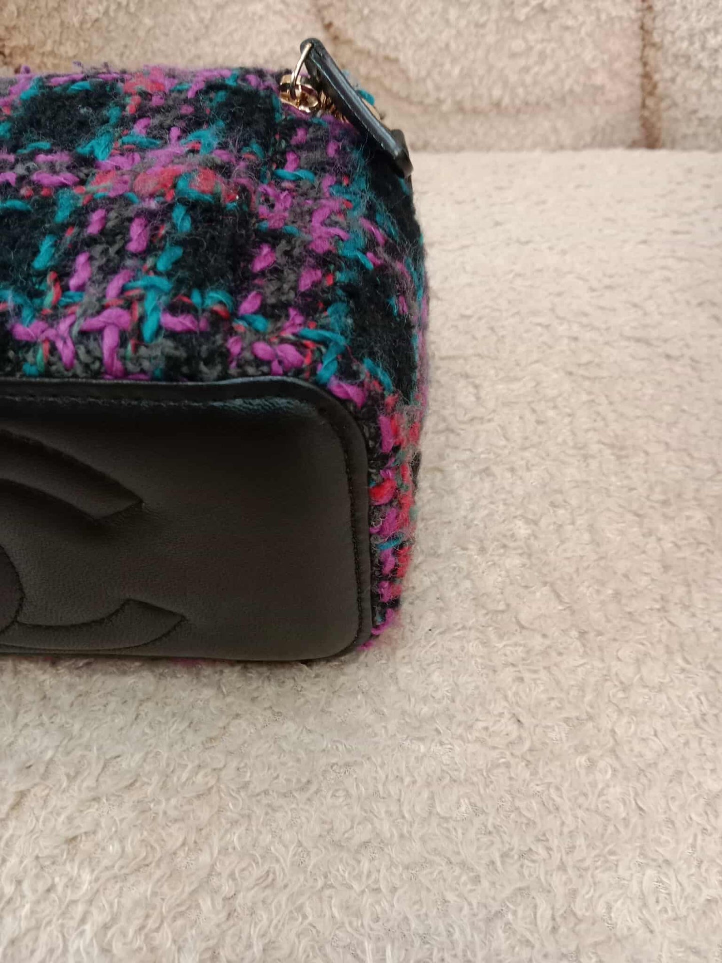 Chanel Tweed Vanity Multicolor Microchipped